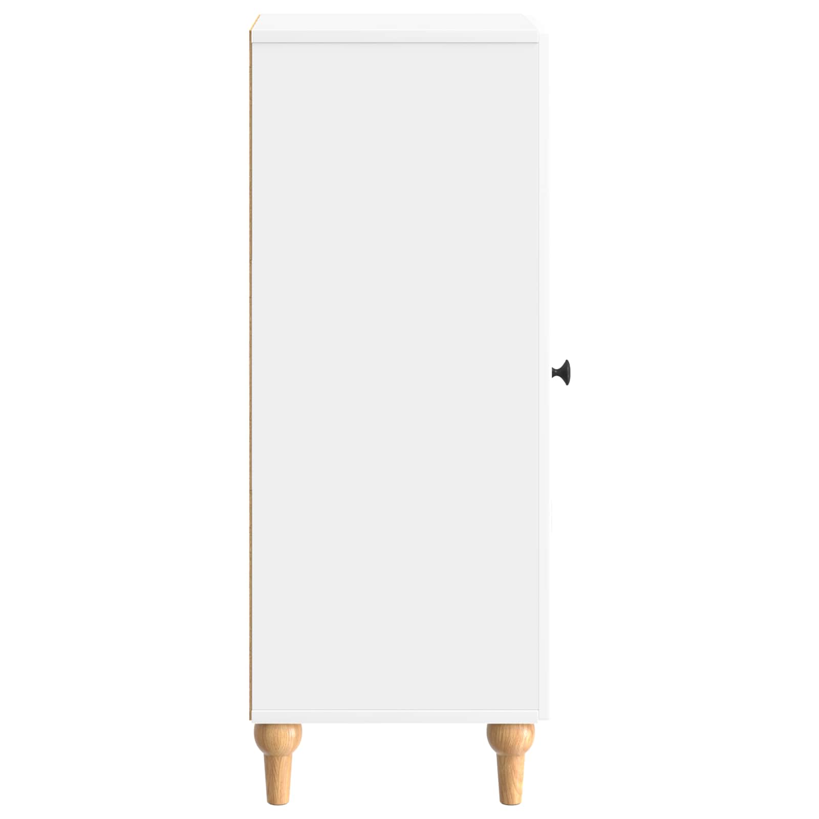 Buffet Blanc brillant 33 x 34,5 x 90 cm Bois d'ingénierie - XIOS