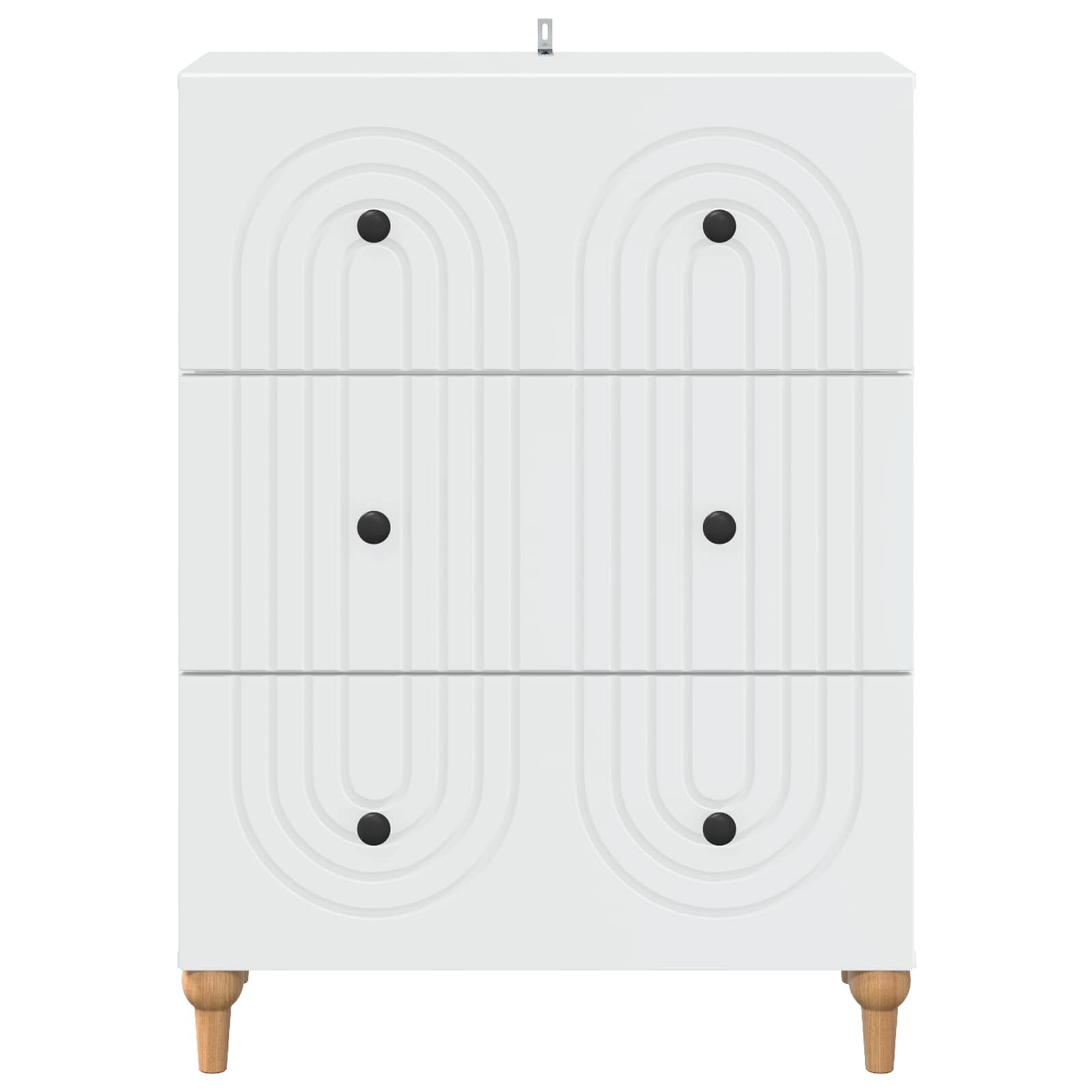 Armoire à tiroirs Blanc 66 x 34,5 x 90 cm Bois d'ingénierie - XIOS