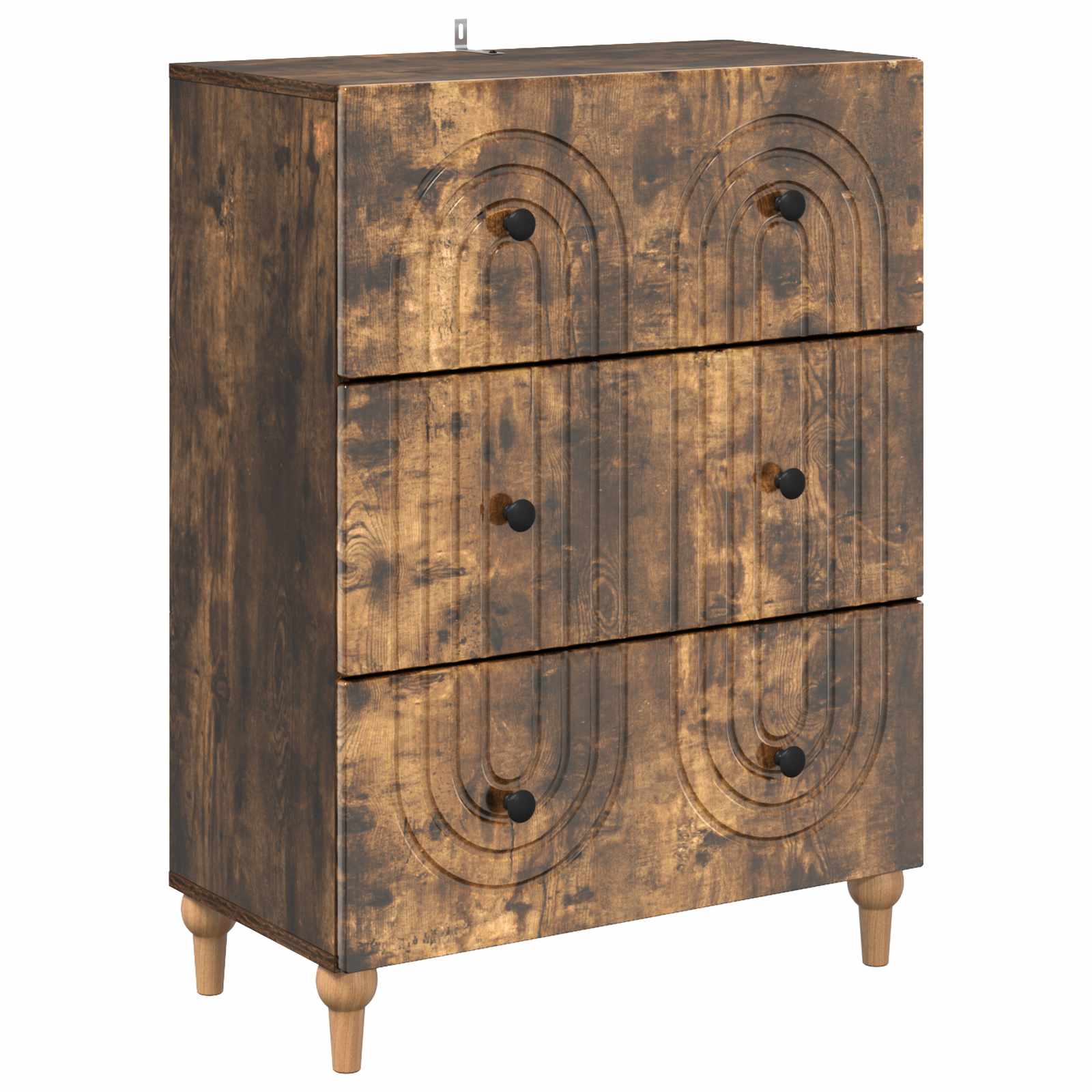 Armoire à tiroirs Chêne fumé 66 x 34,5 x 90 cm - XIOS