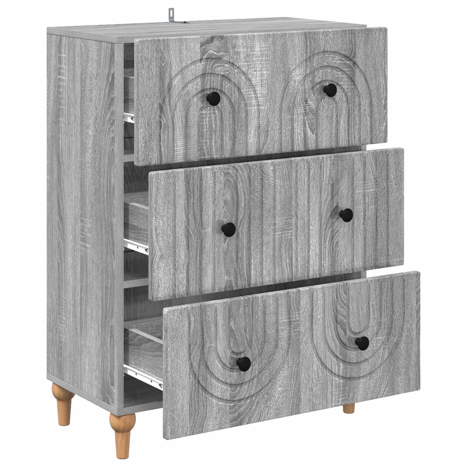 Armoire à tiroirs Sonoma gris 66 x 34,5 x 90 cm - XIOS