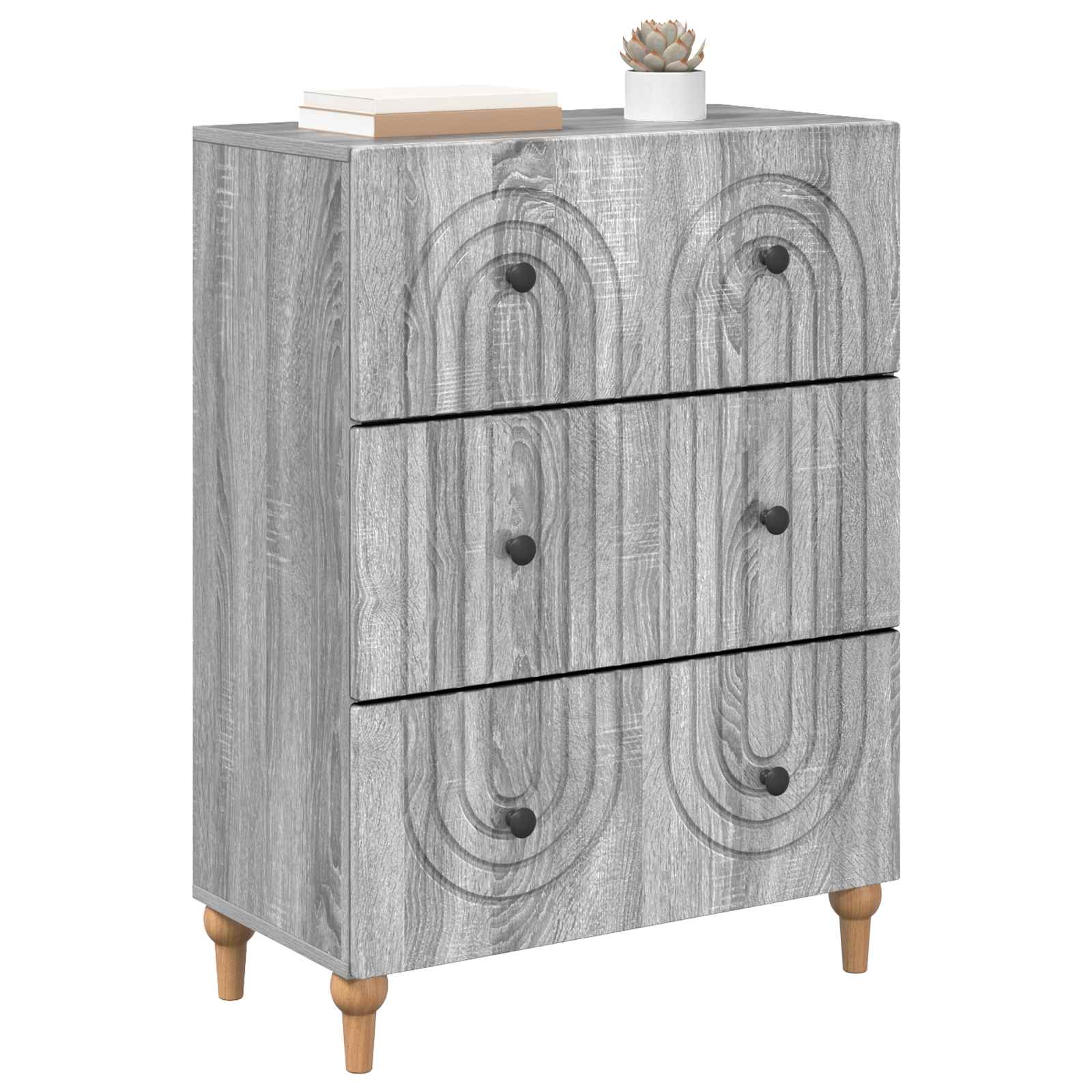 Armoire à tiroirs Sonoma gris 66 x 34,5 x 90 cm - XIOS