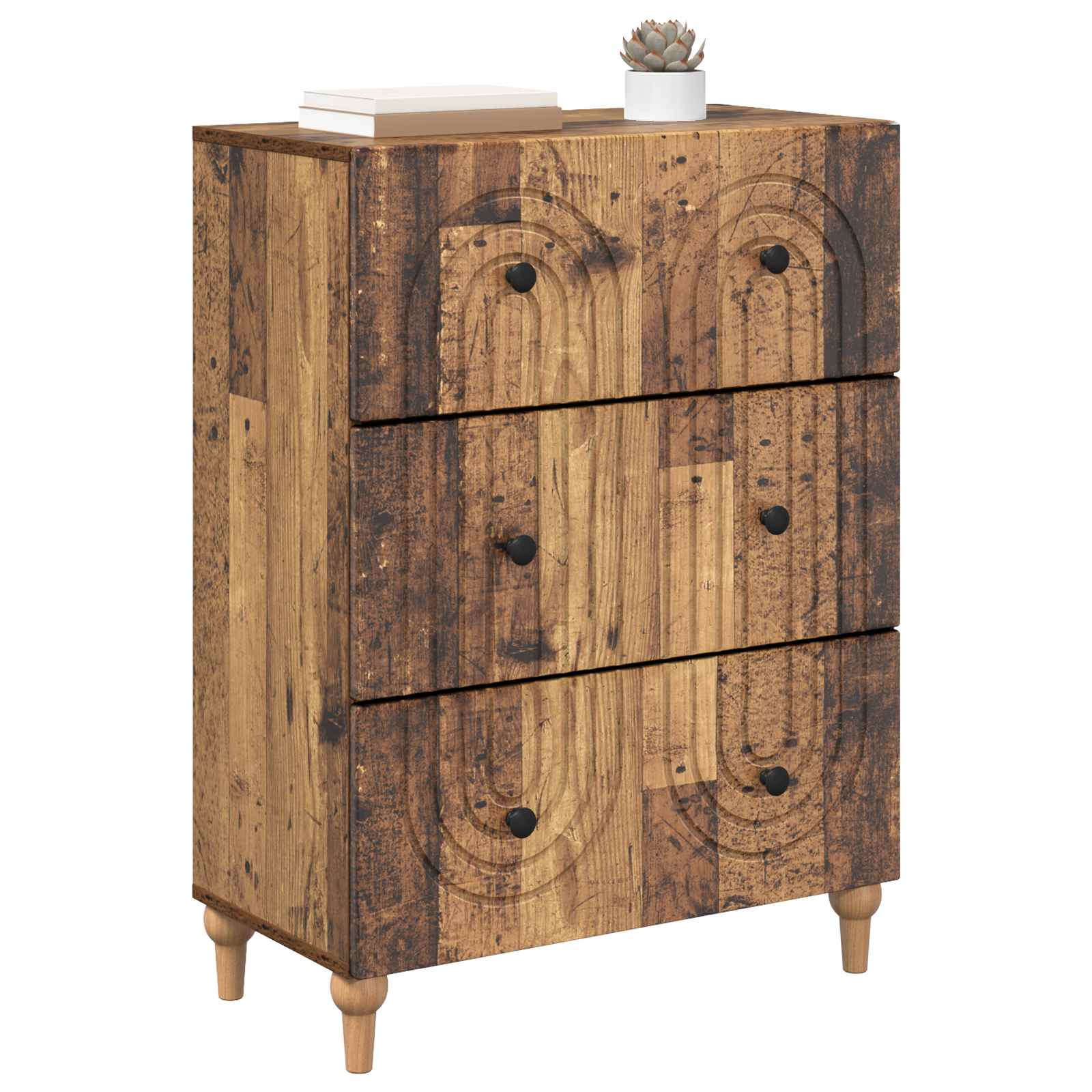 Armoire à tiroirs Bois ancien 66 x 34,5 x 90 cm - XIOS