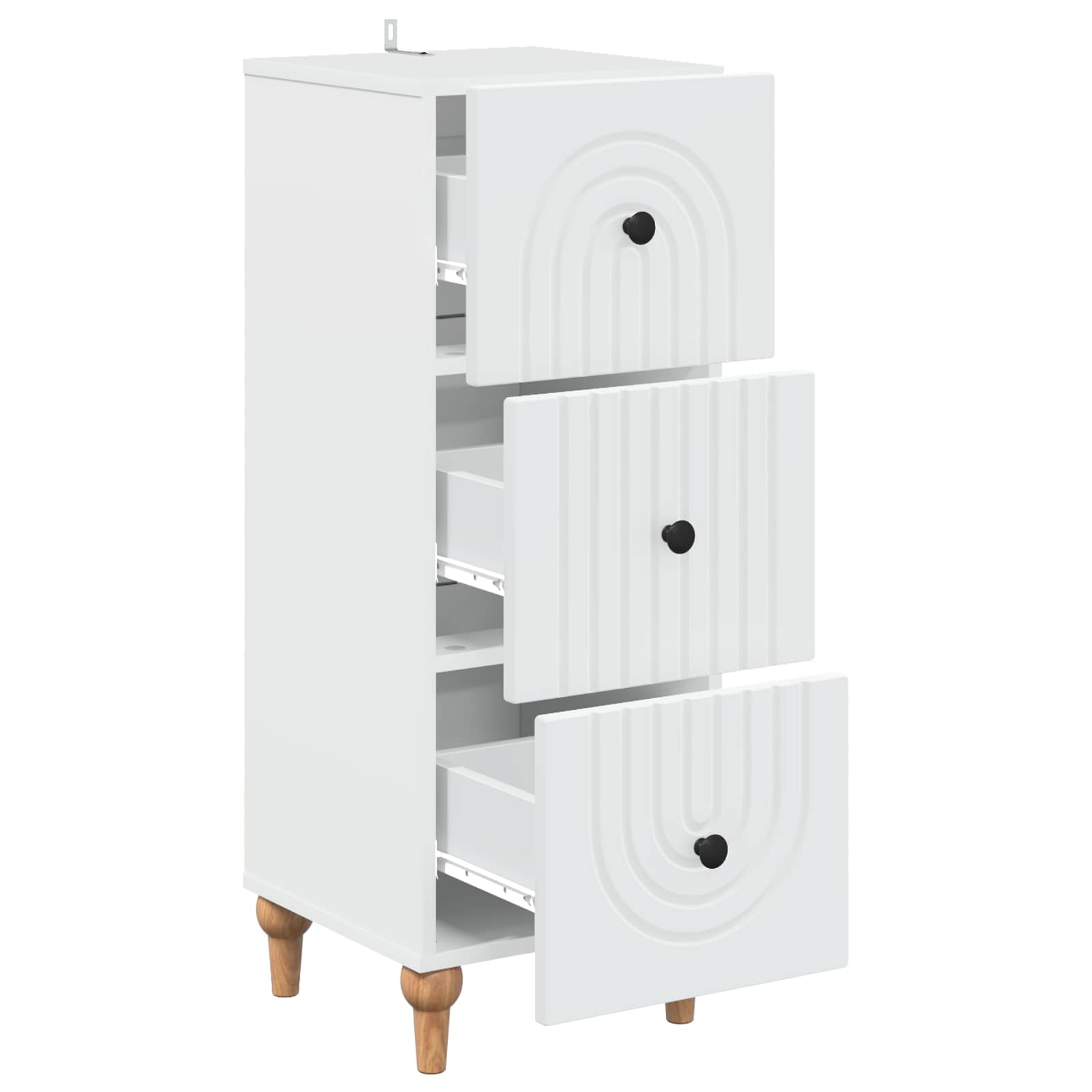 Armoire à tiroirs Blanc 33 x 34,5 x 90 cm Bois d'ingénierie - XIOS