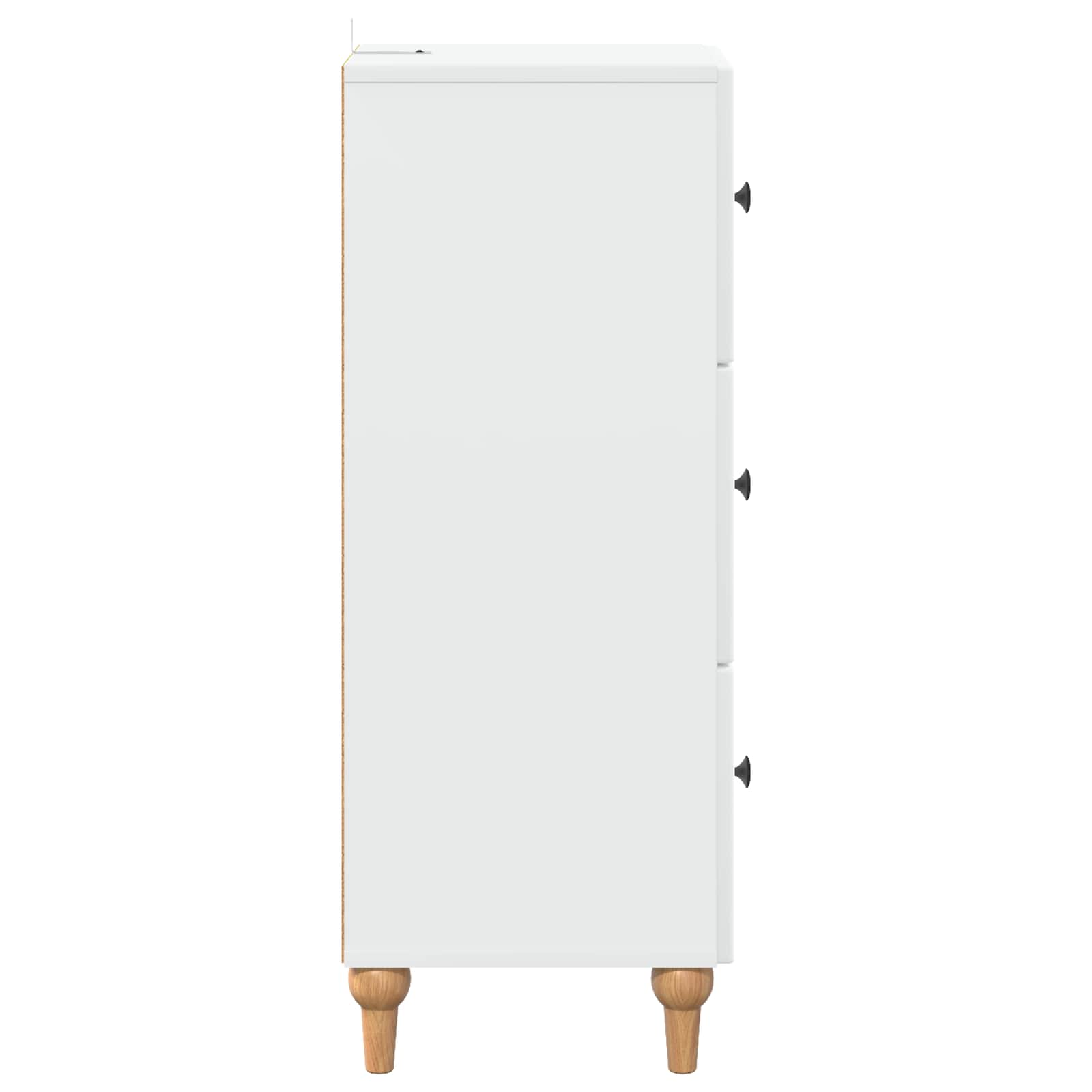 Armoire à tiroirs Blanc 33 x 34,5 x 90 cm Bois d'ingénierie - XIOS