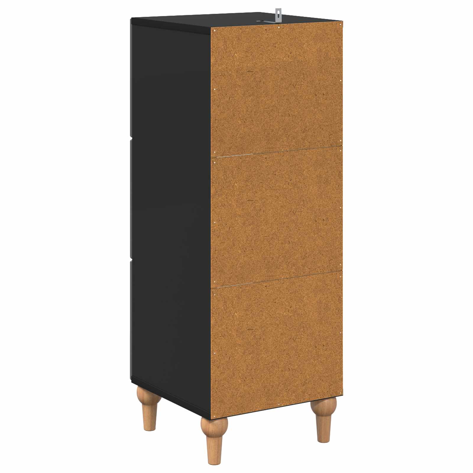 Armoire à tiroirs Noir 33 x 34,5 x 90 cm Bois d'ingénierie - XIOS