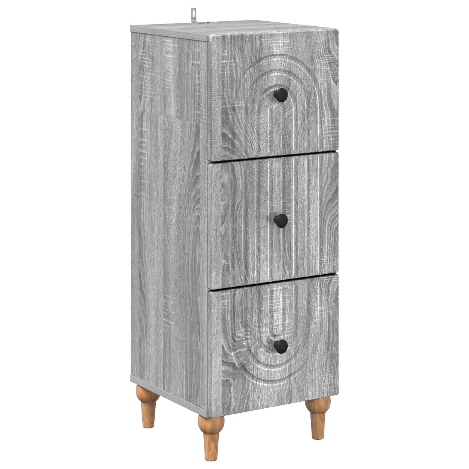 Armoire à tiroirs Sonoma gris 33 x 34,5 x 90 cm - XIOS
