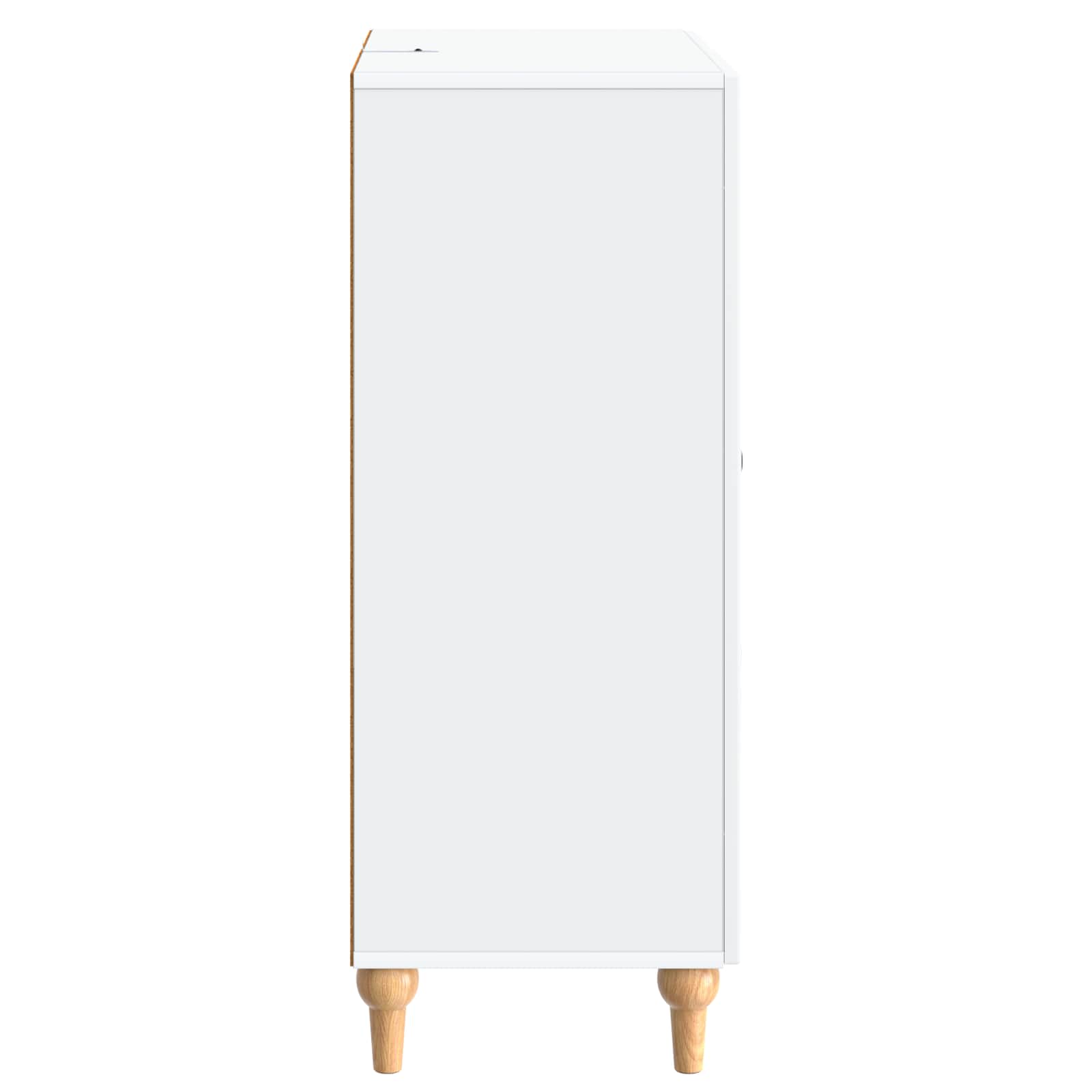 Buffet avec tiroir Blanc 66 x 34,5 x 90 cm Bois d'ingénierie - XIOS
