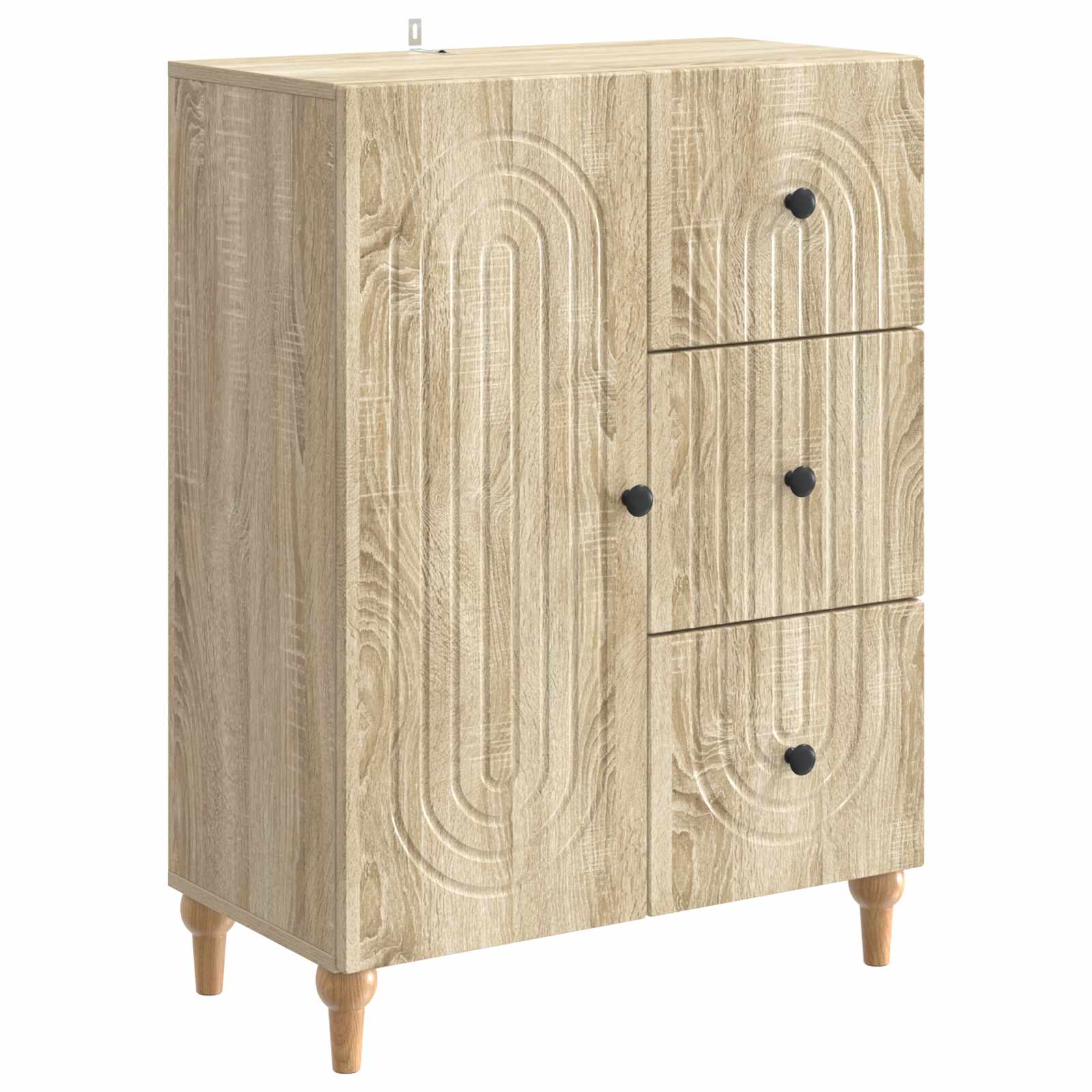 Buffet Chêne Sonoma 66 x 34,5 x 90 cm Bois d'ingénierie - XIOS