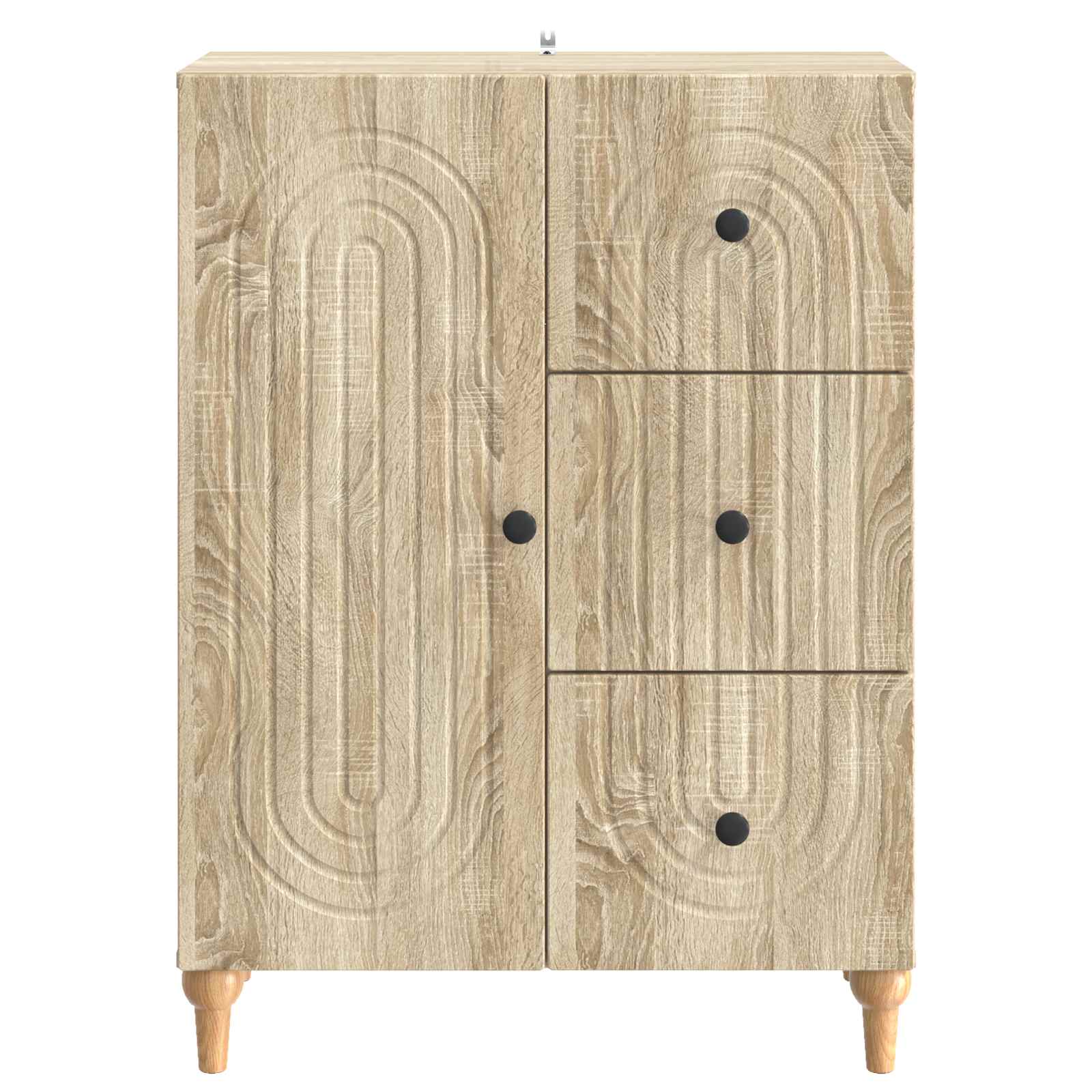 Buffet Chêne Sonoma 66 x 34,5 x 90 cm Bois d'ingénierie - XIOS
