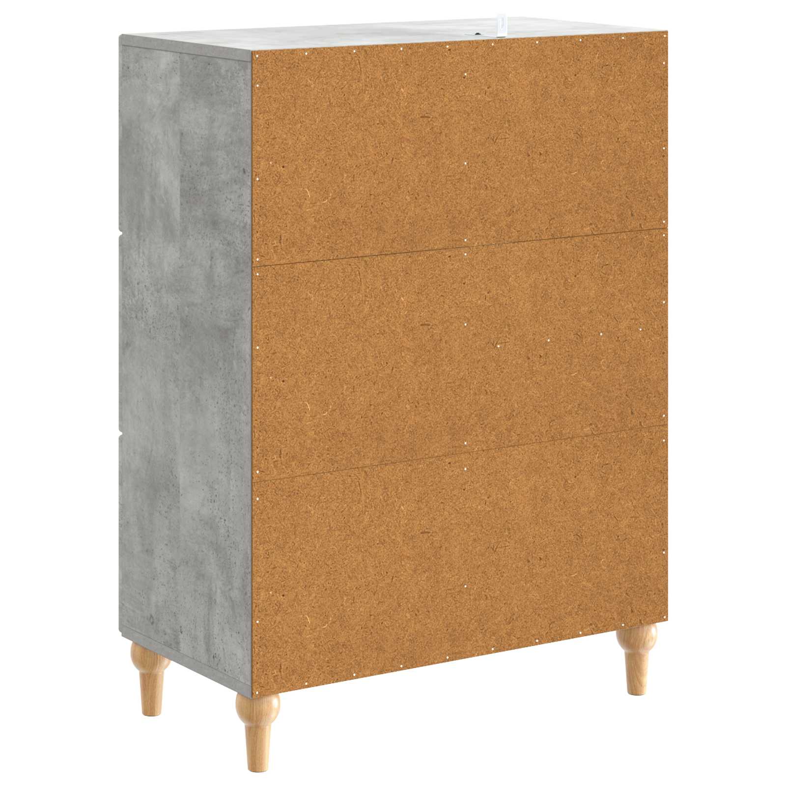 Buffet Gris béton 66 x 34,5 x 90 cm Bois d'ingénierie - XIOS