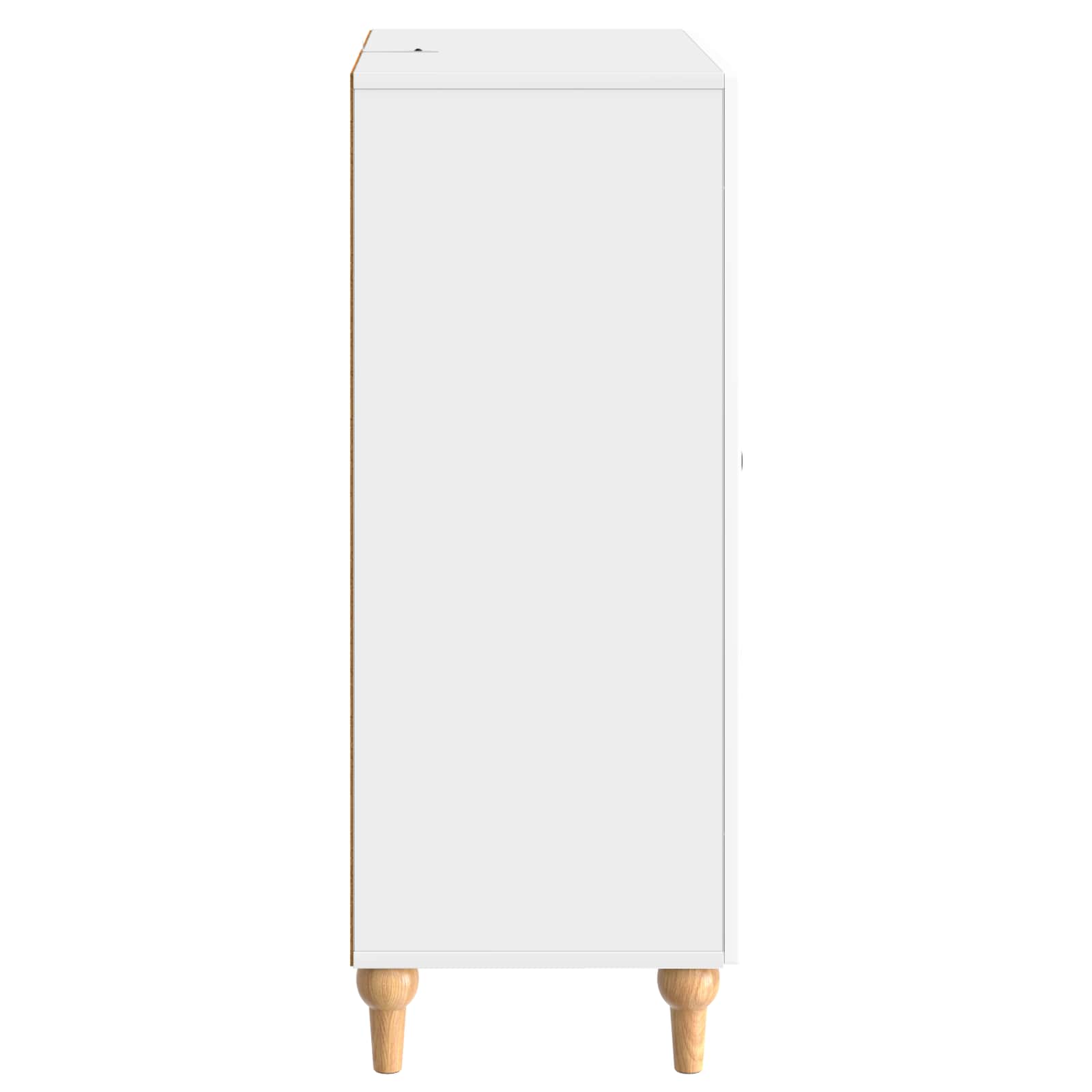 Buffet Blanc brillant 66 x 34,5 x 90 cm Bois d'ingénierie - XIOS