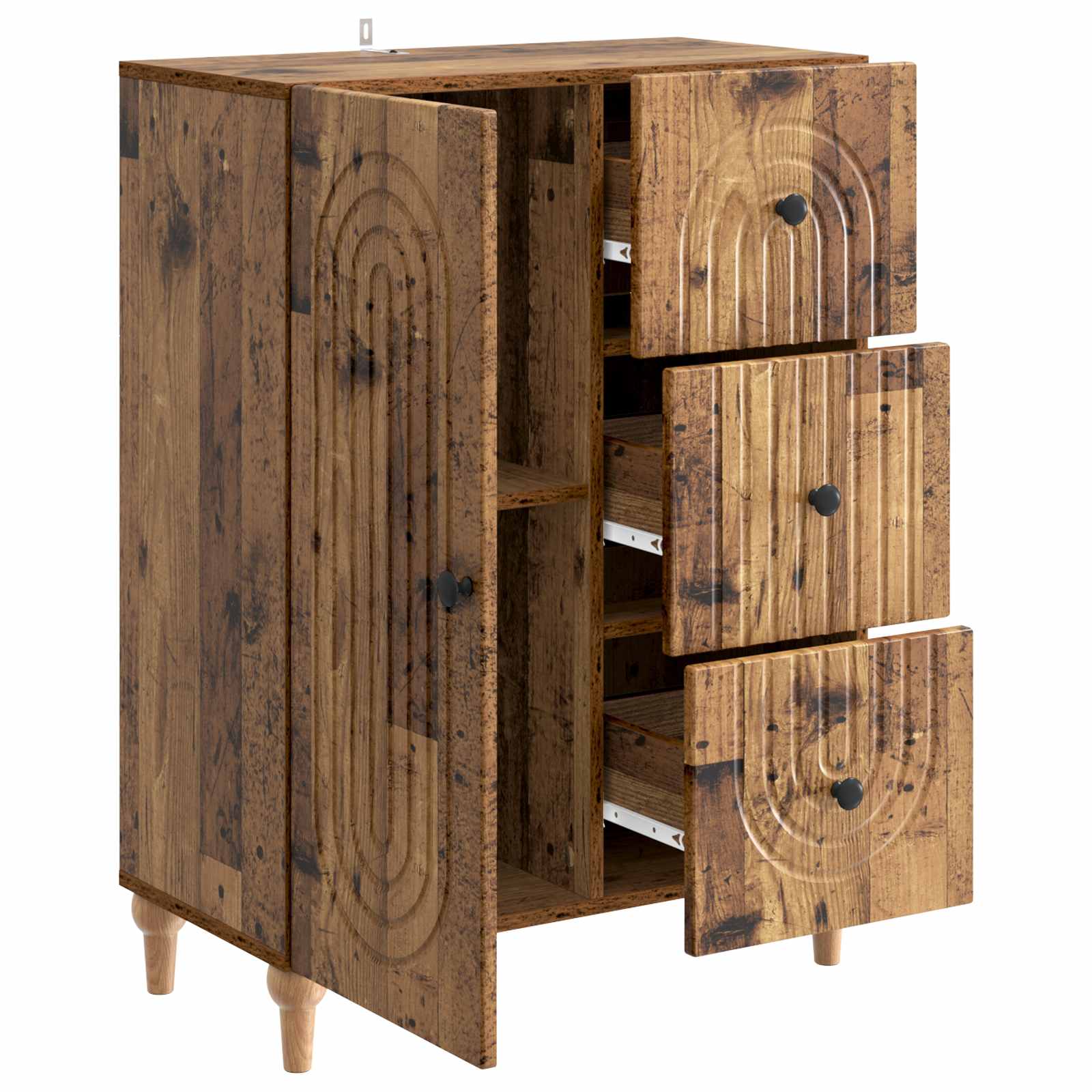 Buffet Bois ancien 66 x 34,5 x 90 cm Bois d'ingénierie - XIOS