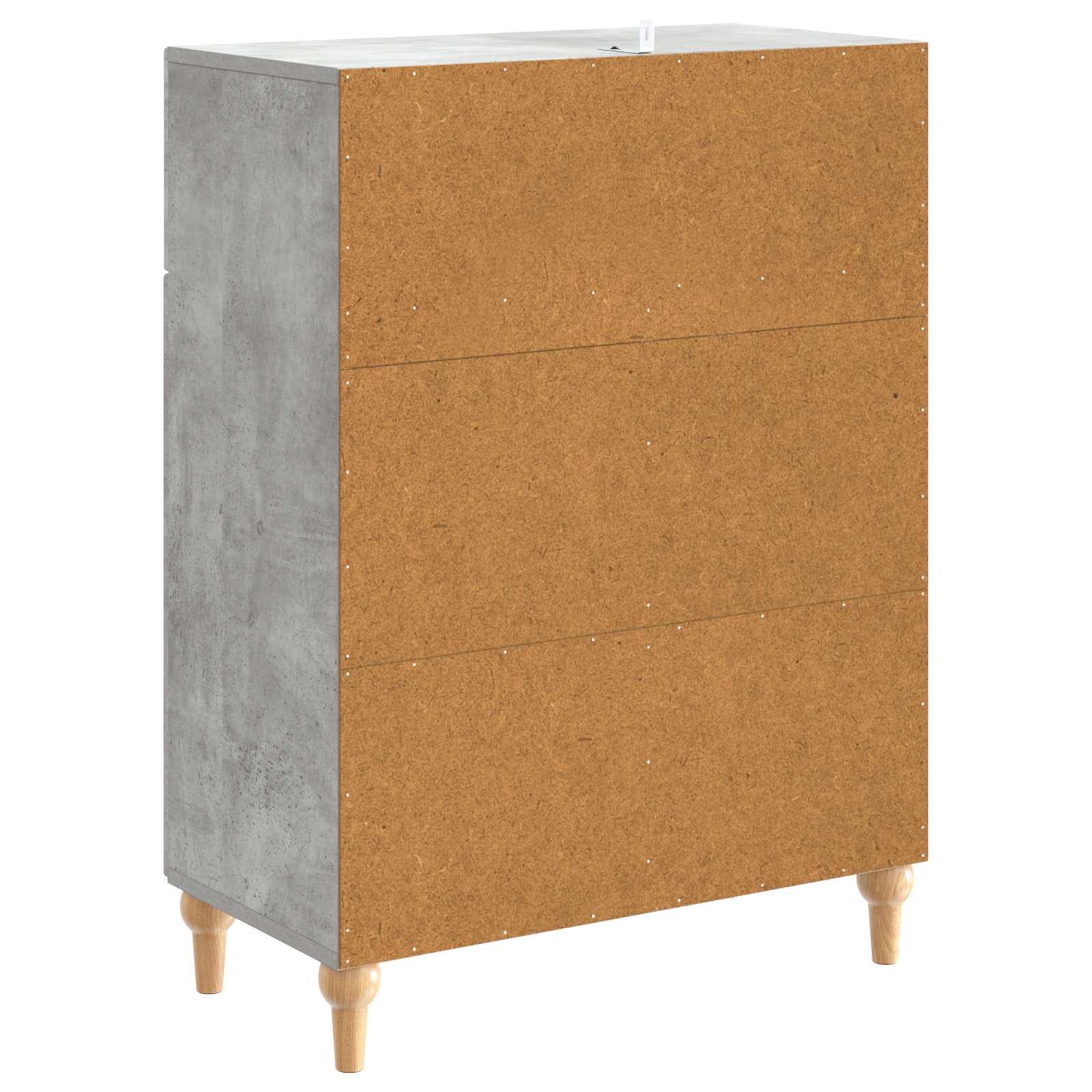 Buffet Gris béton 66 x 34,5 x 90 cm Bois d'ingénierie - XIOS