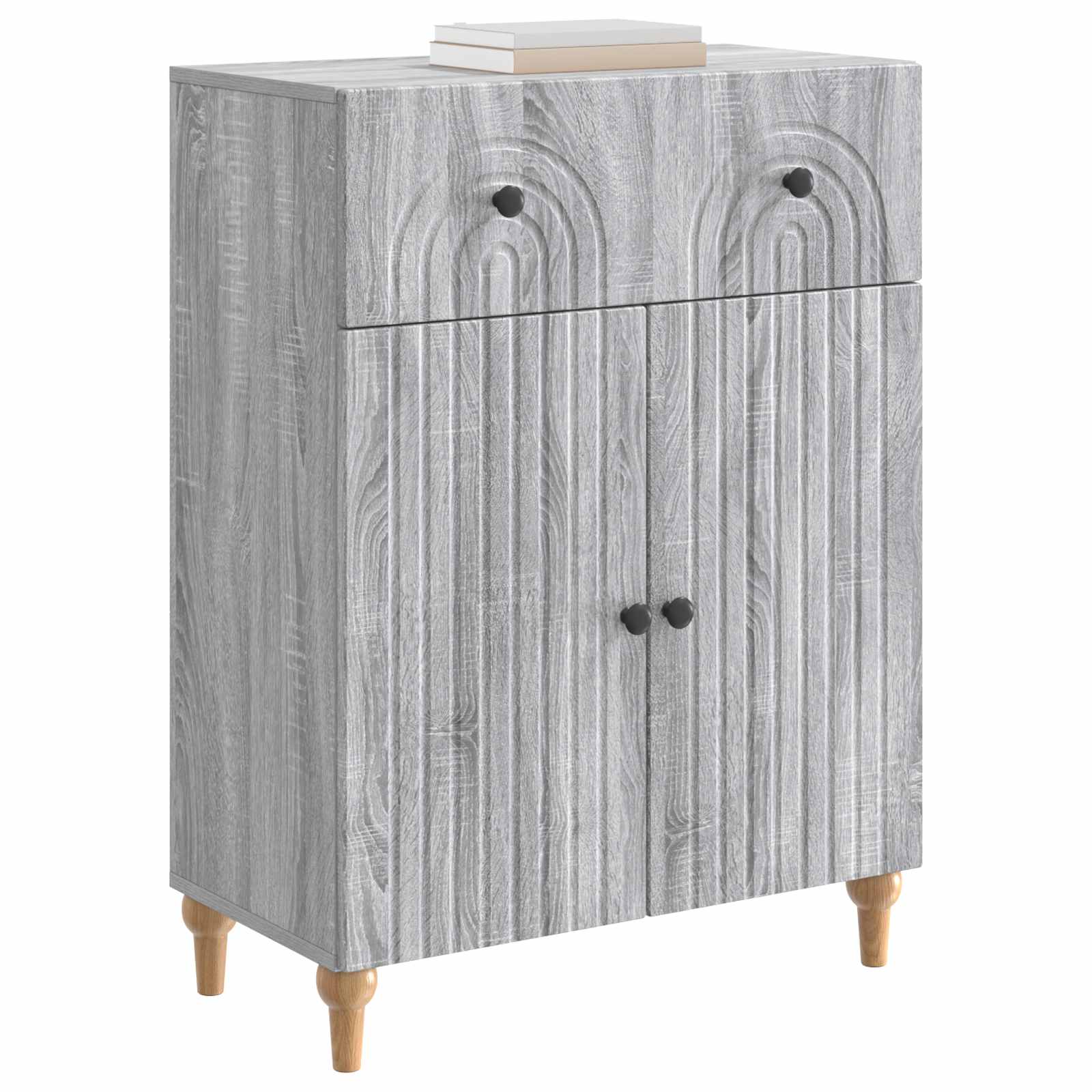 Buffet Sonoma gris 66 x 34,5 x 90 cm Bois d'ingénierie - XIOS