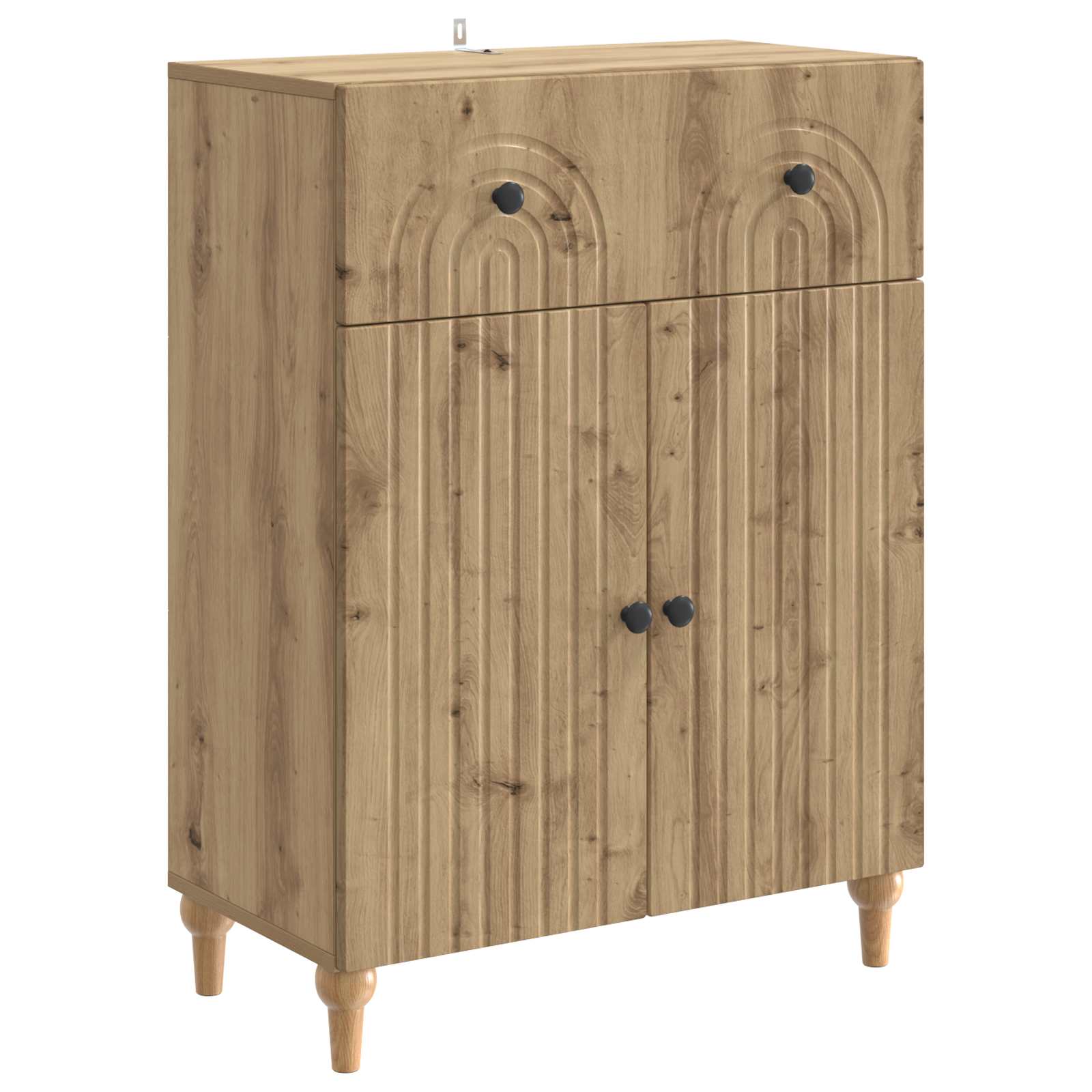 Buffet Chêne artisanal 66 x 34,5 x 90 cm Bois d'ingénierie - XIOS