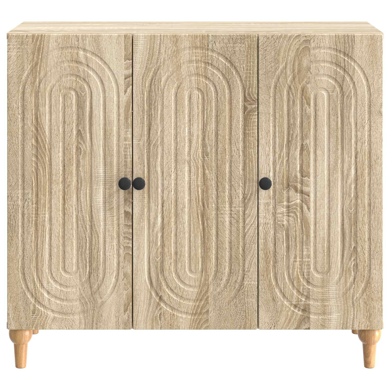 Buffet Chêne Sonoma 89 x 34,5 x 80 cm Bois d'ingénierie - XIOS