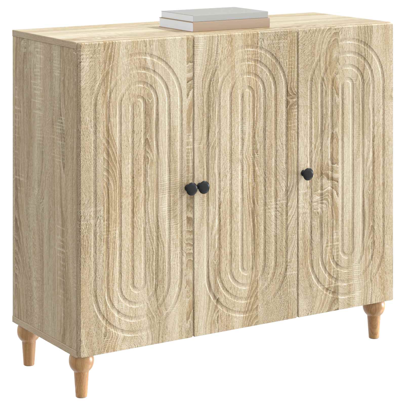 Buffet Chêne Sonoma 89 x 34,5 x 80 cm Bois d'ingénierie - XIOS