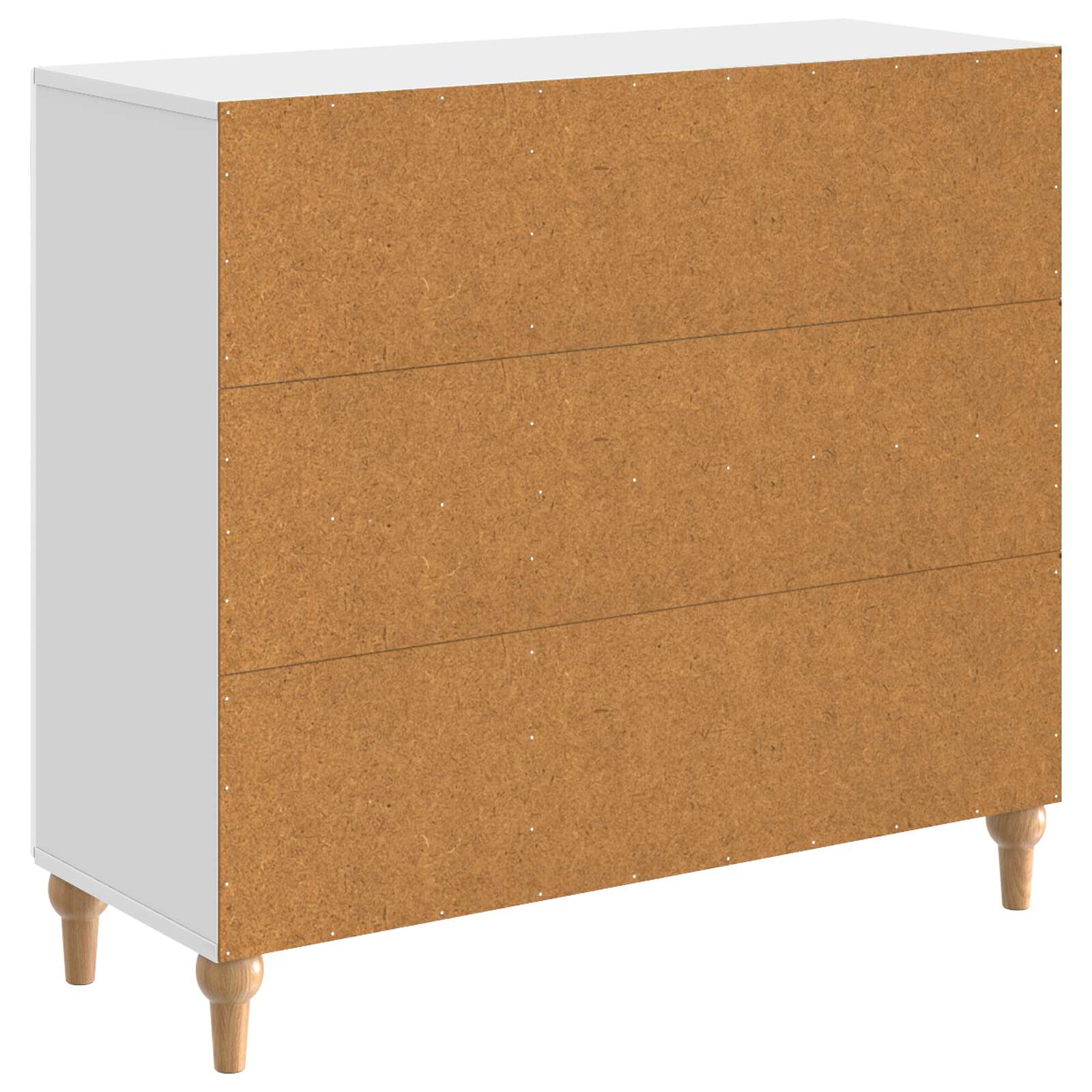 Buffet Blanc brillant 89 x 34,5 x 80 cm Bois d'ingénierie - XIOS