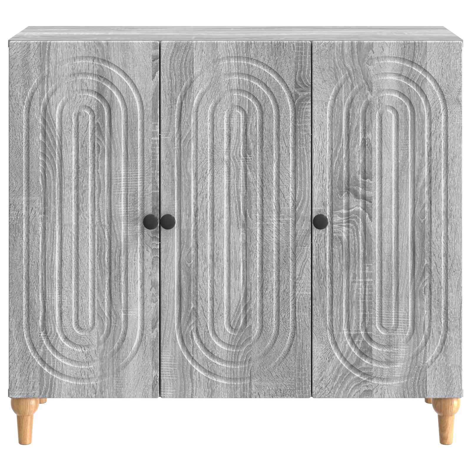 Buffet Sonoma gris 89 x 34,5 x 80 cm Bois d'ingénierie - XIOS