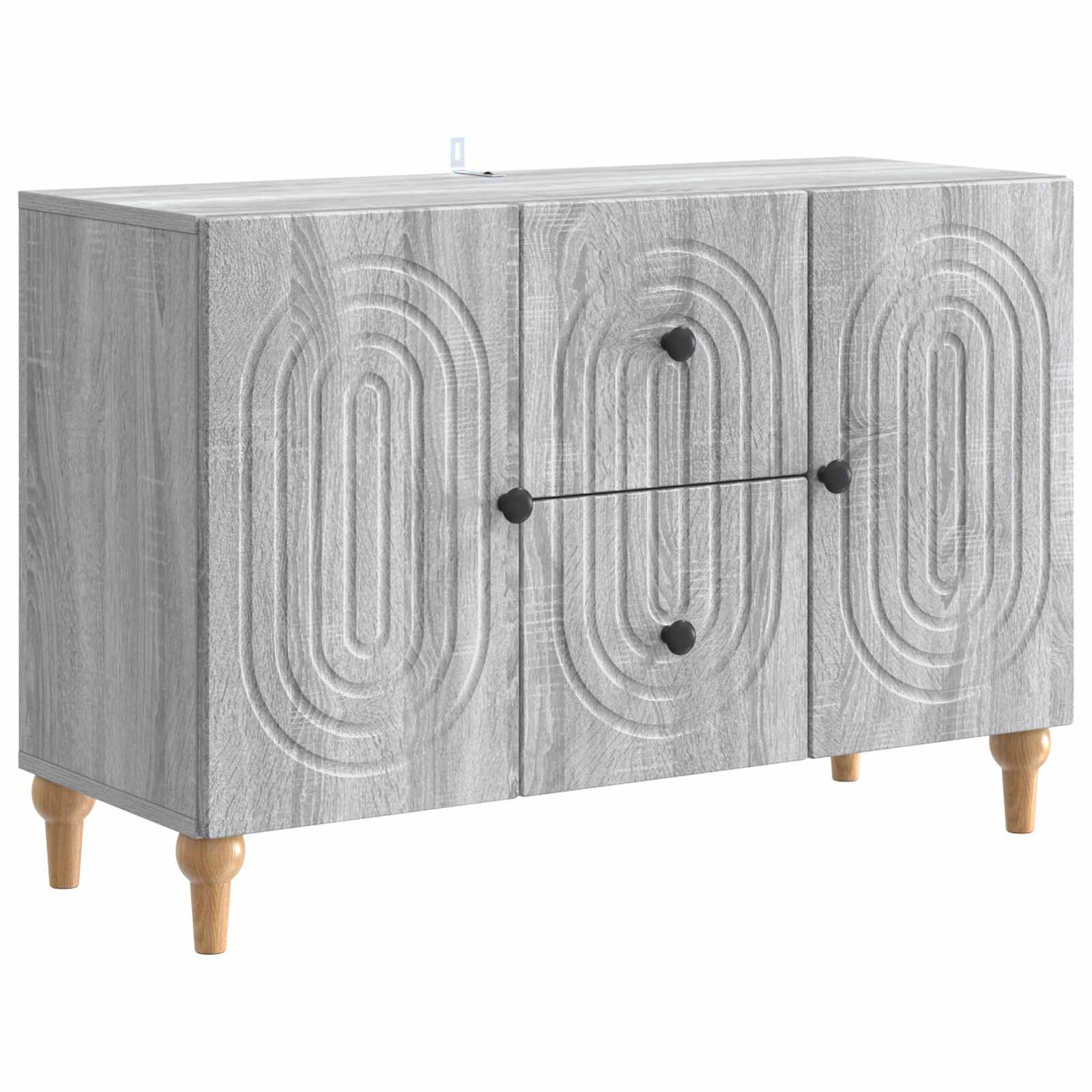 Meuble TV Sonoma gris 89 x 34,5 x 60 cm Bois d'ingénierie - XIOS