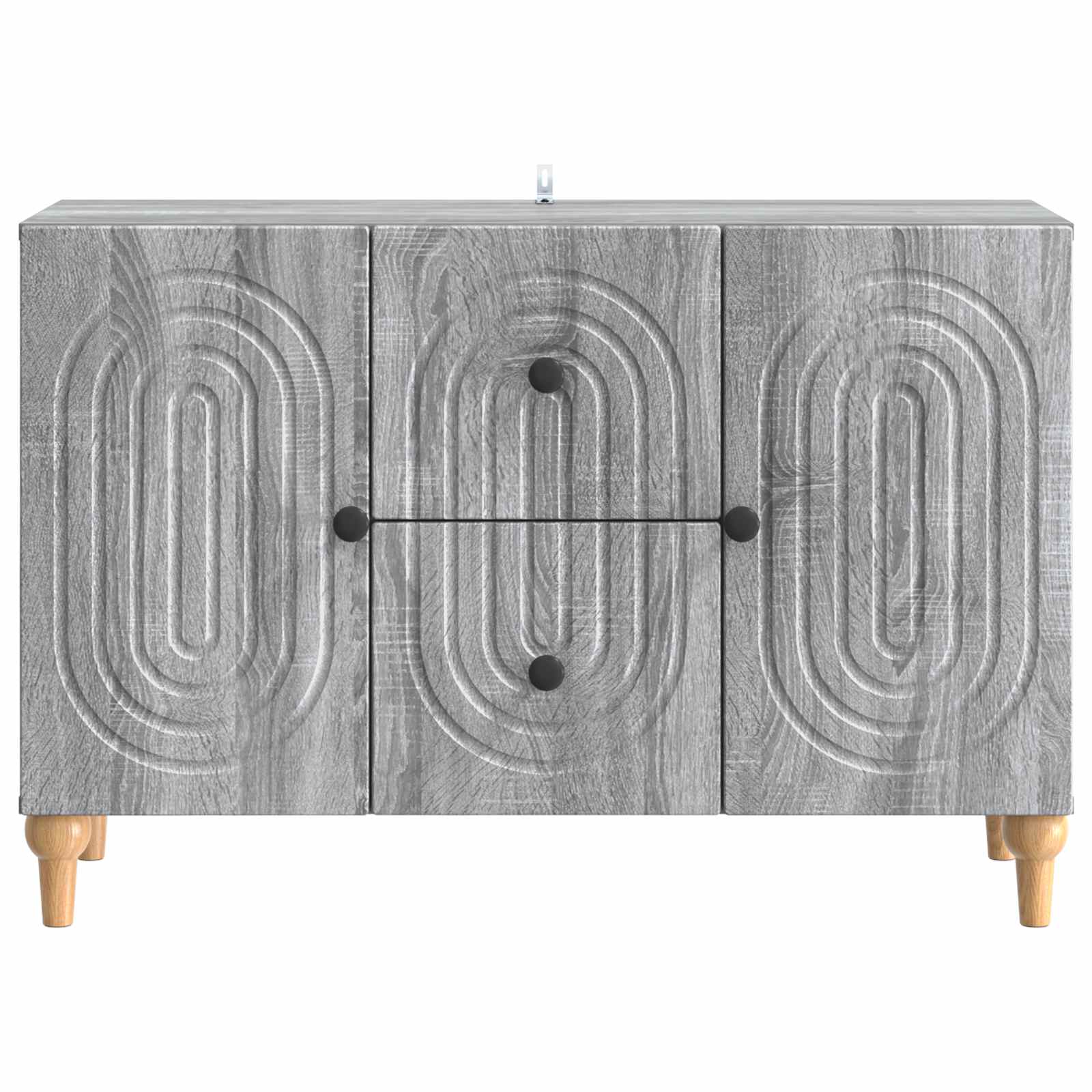 Meuble TV Sonoma gris 89 x 34,5 x 60 cm Bois d'ingénierie - XIOS