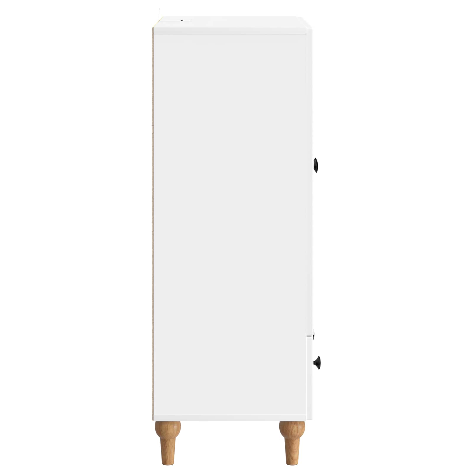 Buffet avec tiroir Blanc 66 x 34,5 x 95 cm Bois d'ingénierie - XIOS