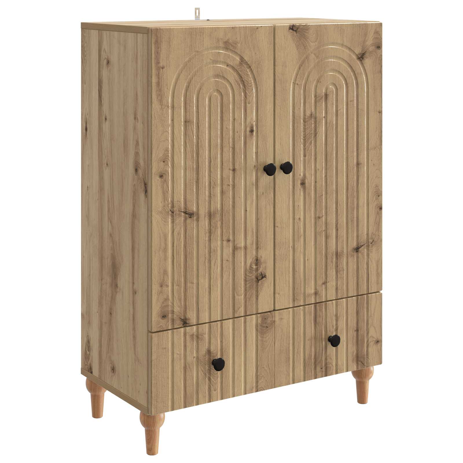 Buffet Chêne artisanal 66 x 34,5 x 95 cm Bois d'ingénierie - XIOS