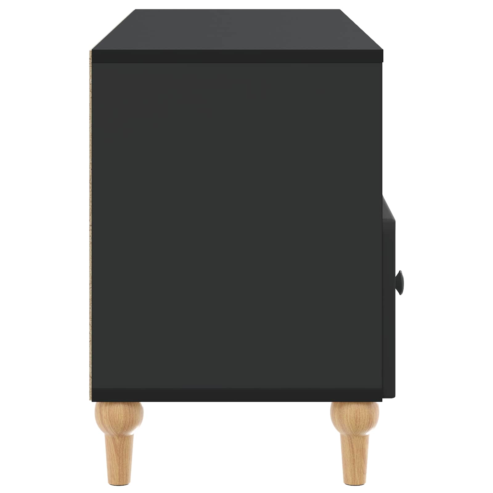 Meuble TV Noir 102 x 34,5 x 50 cm Bois d’ingénierie - XIOS