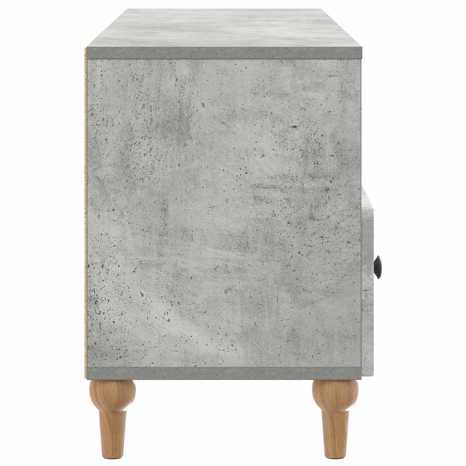 Meuble TV Gris Béton 102 x 34,5 x 50 cm Bois d’ingénierie - XIOS