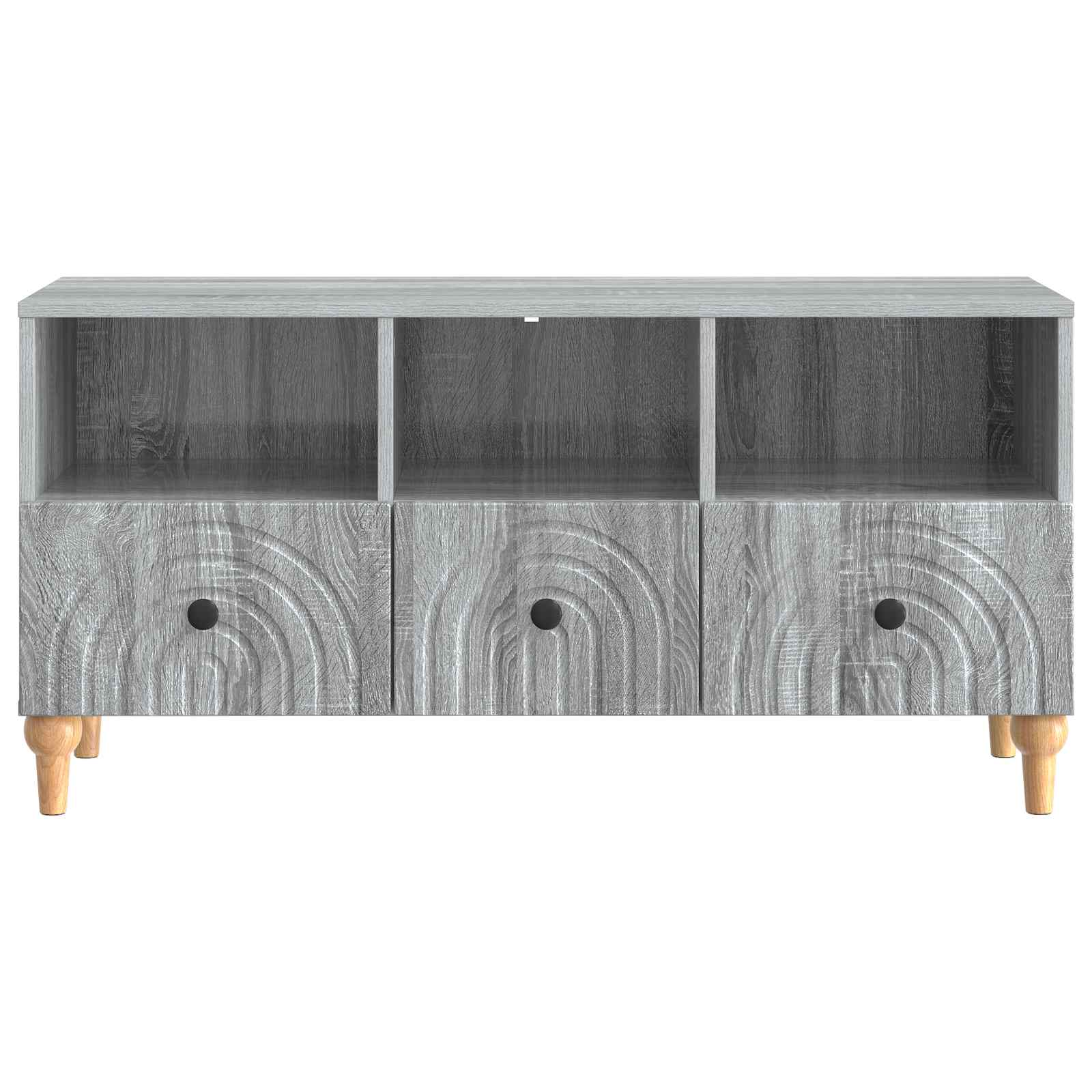 Meuble TV Gris Sonoma 102 x 34,5 x 50 cm Bois d’ingénierie - XIOS