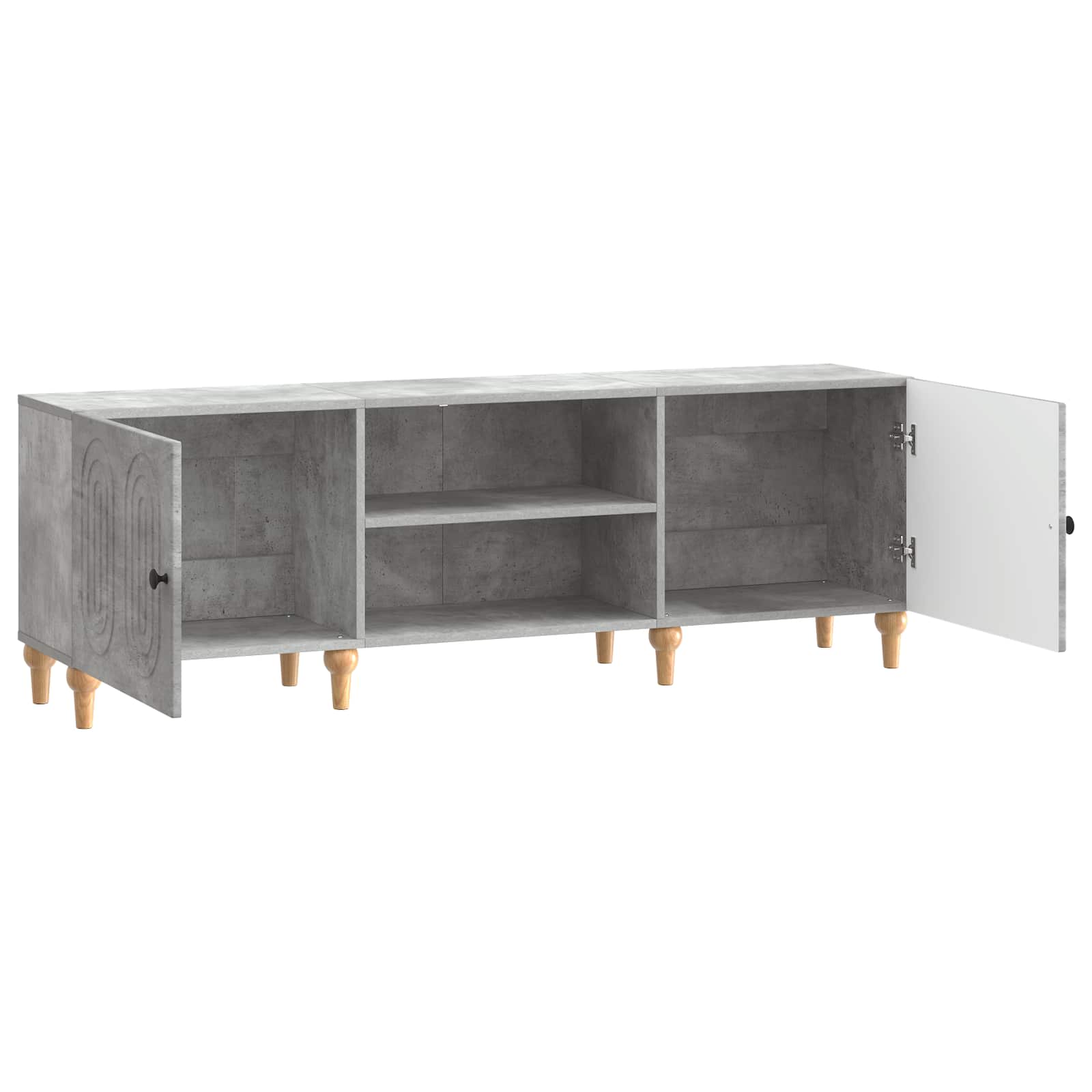 Meuble TV Gris béton 150 x 31 x 50 cm Bois d'ingénierie - XIOS