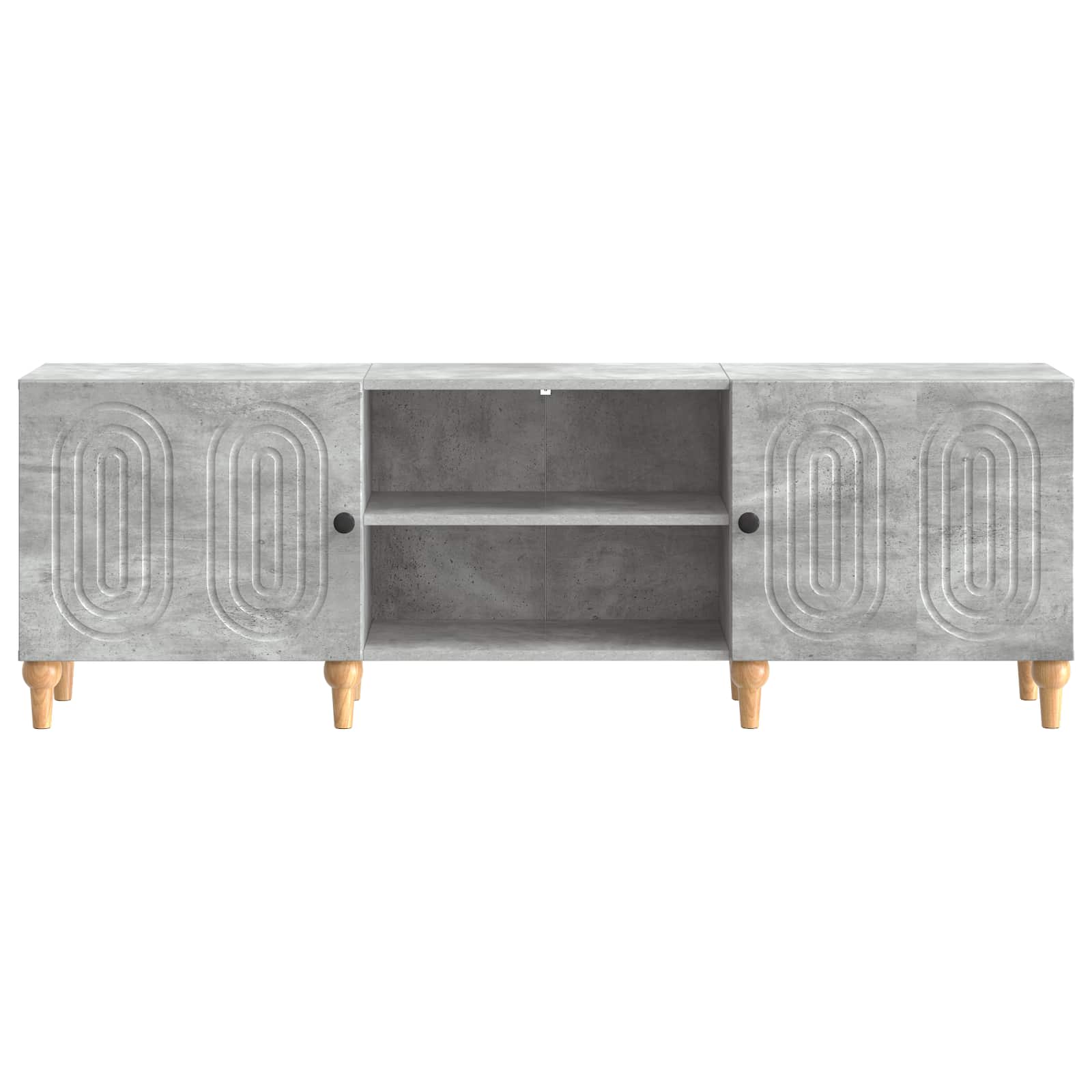 Meuble TV Gris béton 150 x 31 x 50 cm Bois d'ingénierie - XIOS