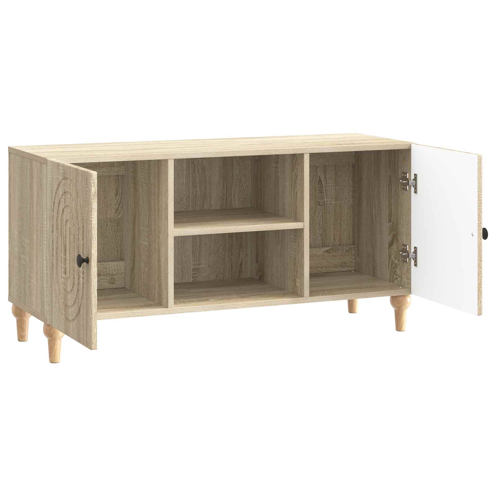 Meuble TV Chêne Sonoma 102 x 34,5 x 50 cm Bois d'ingénierie - XIOS