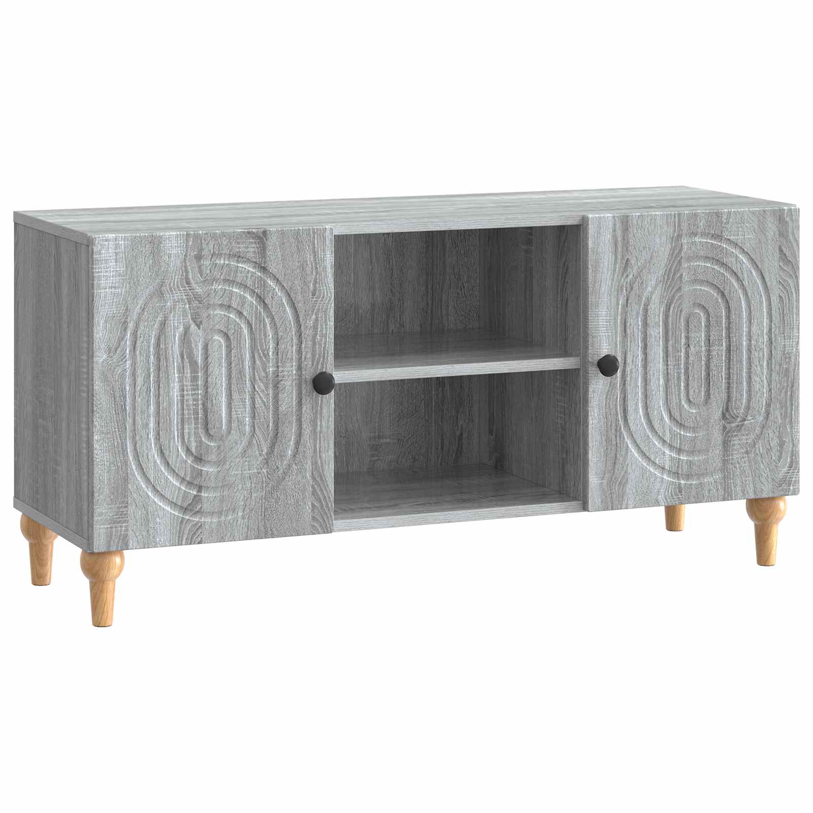 Meuble TV Sonoma gris 102 x 34,5 x 50 cm Bois d'ingénierie - XIOS