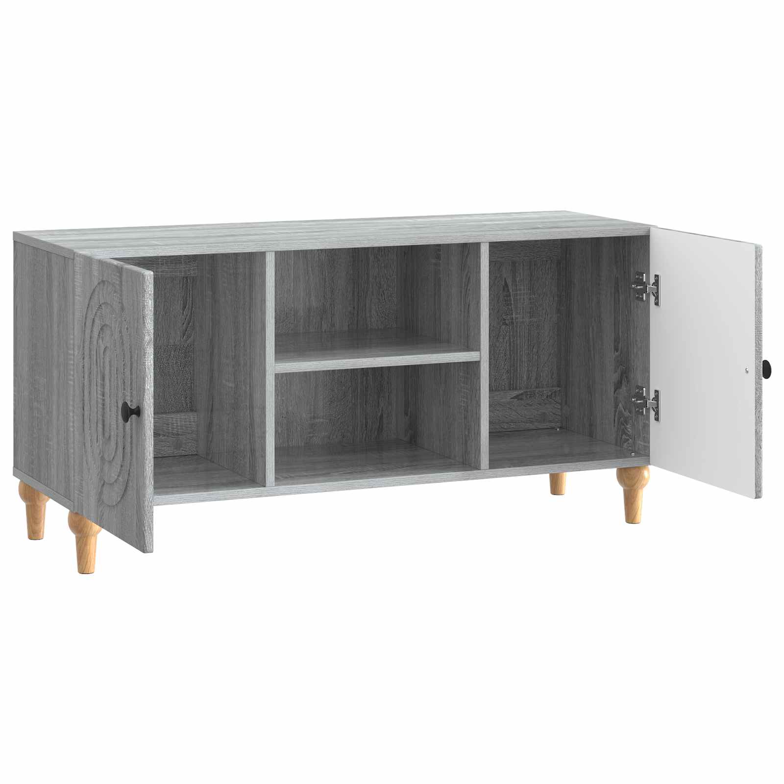 Meuble TV Sonoma gris 102 x 34,5 x 50 cm Bois d'ingénierie - XIOS