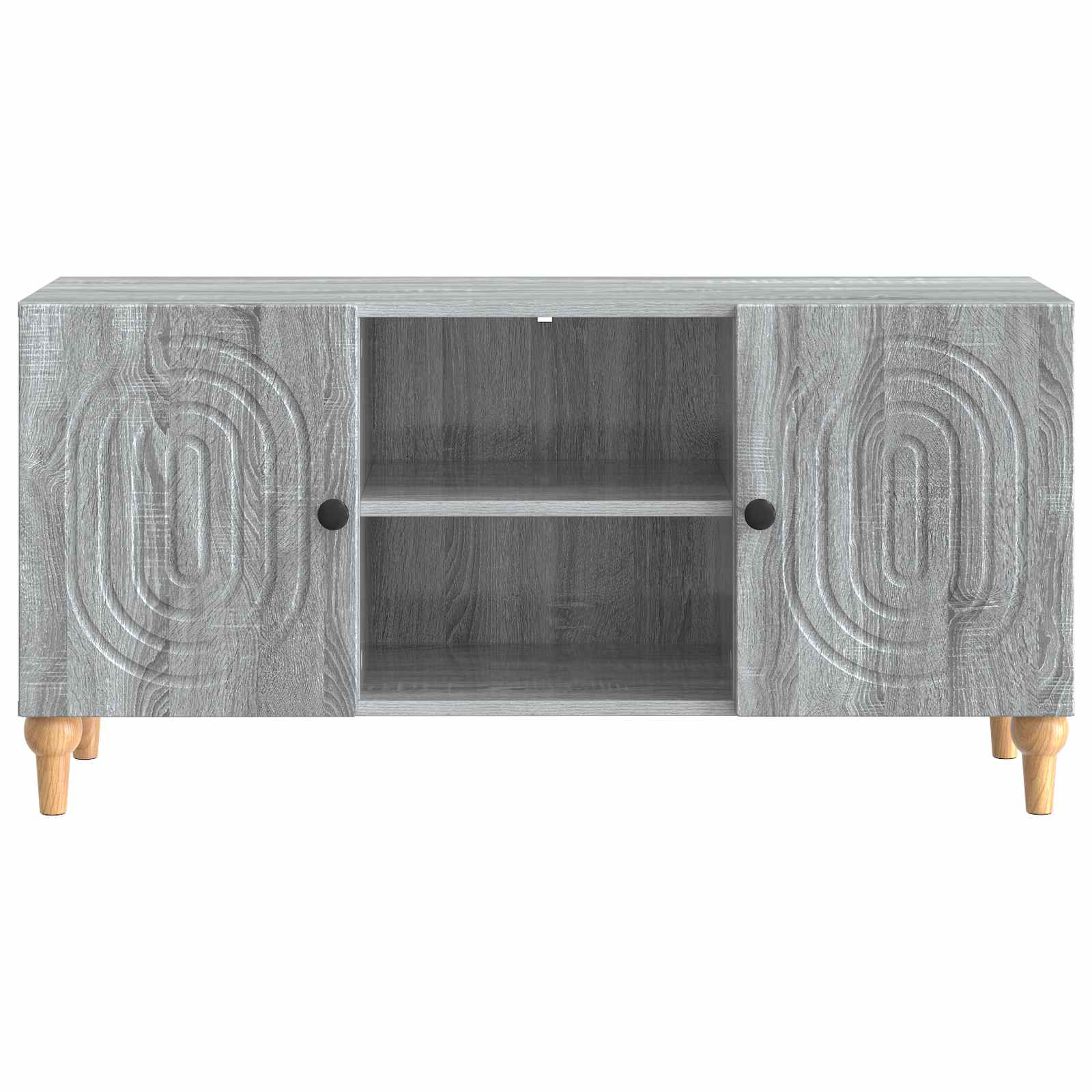 Meuble TV Sonoma gris 102 x 34,5 x 50 cm Bois d'ingénierie - XIOS