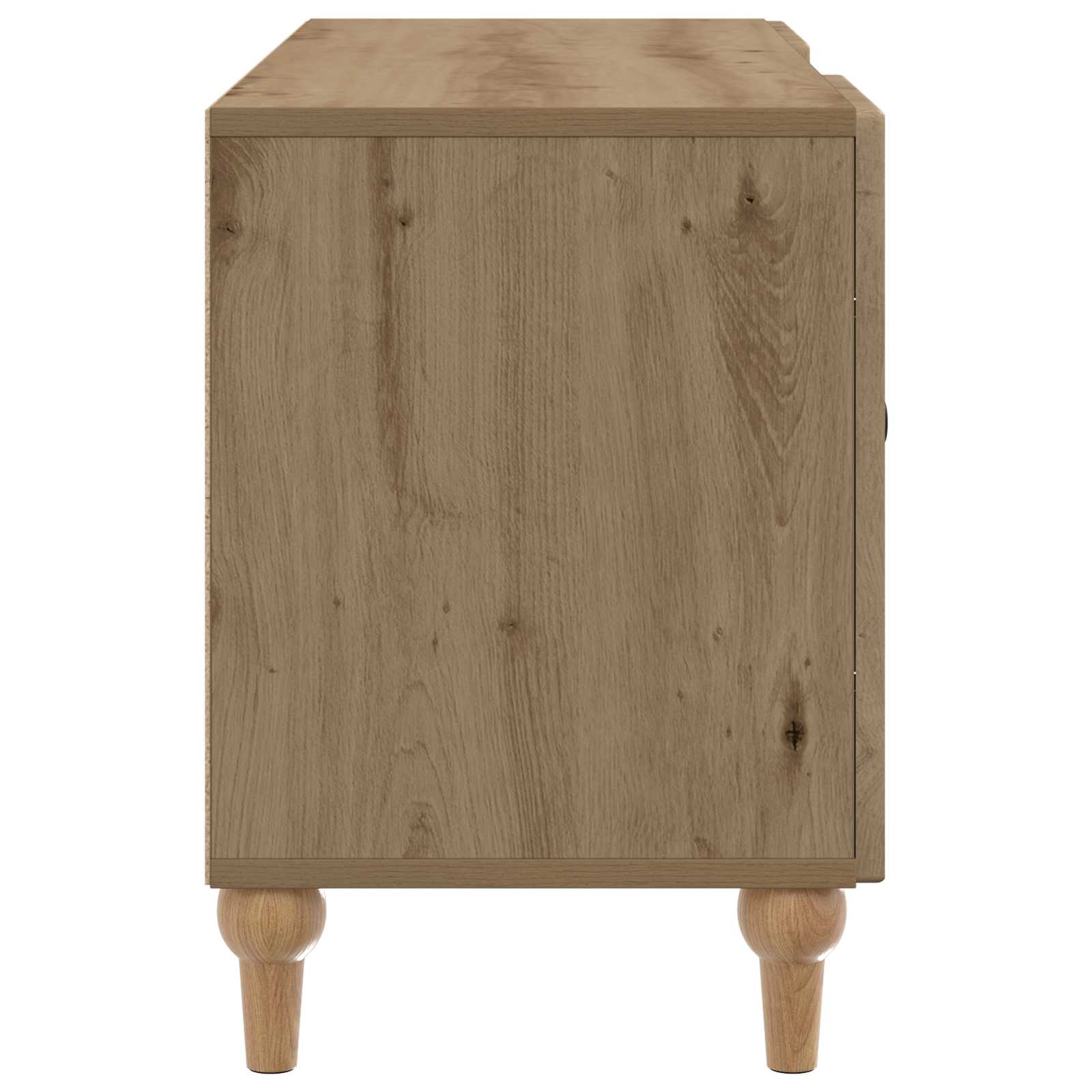 Meuble TV Chêne artisanal 102 x 34,5 x 50 cm Bois d'ingénierie - XIOS
