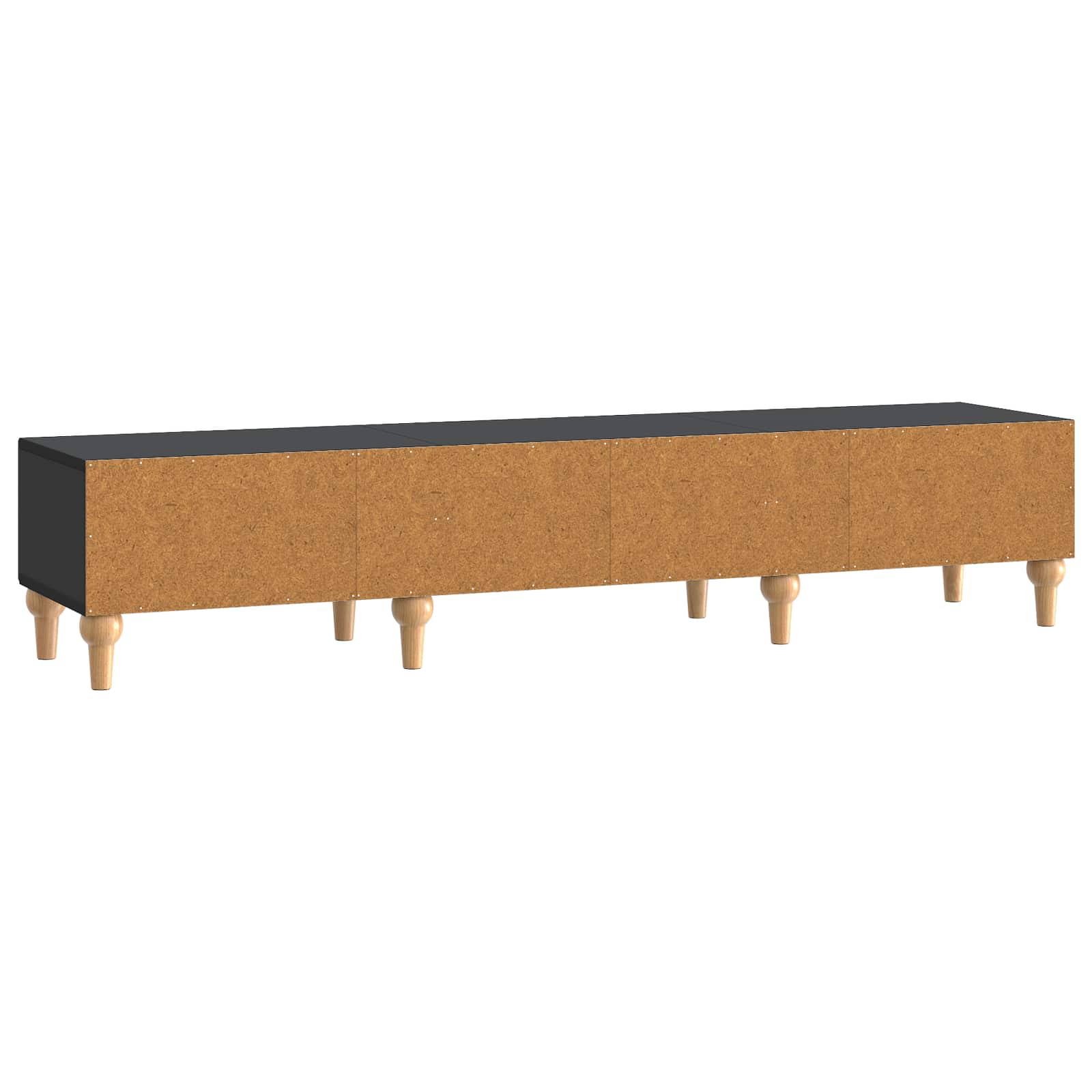 Meuble TV avec tiroir Noir 147 x 34,5 x 30 cm Bois d'ingénierie - XIOS