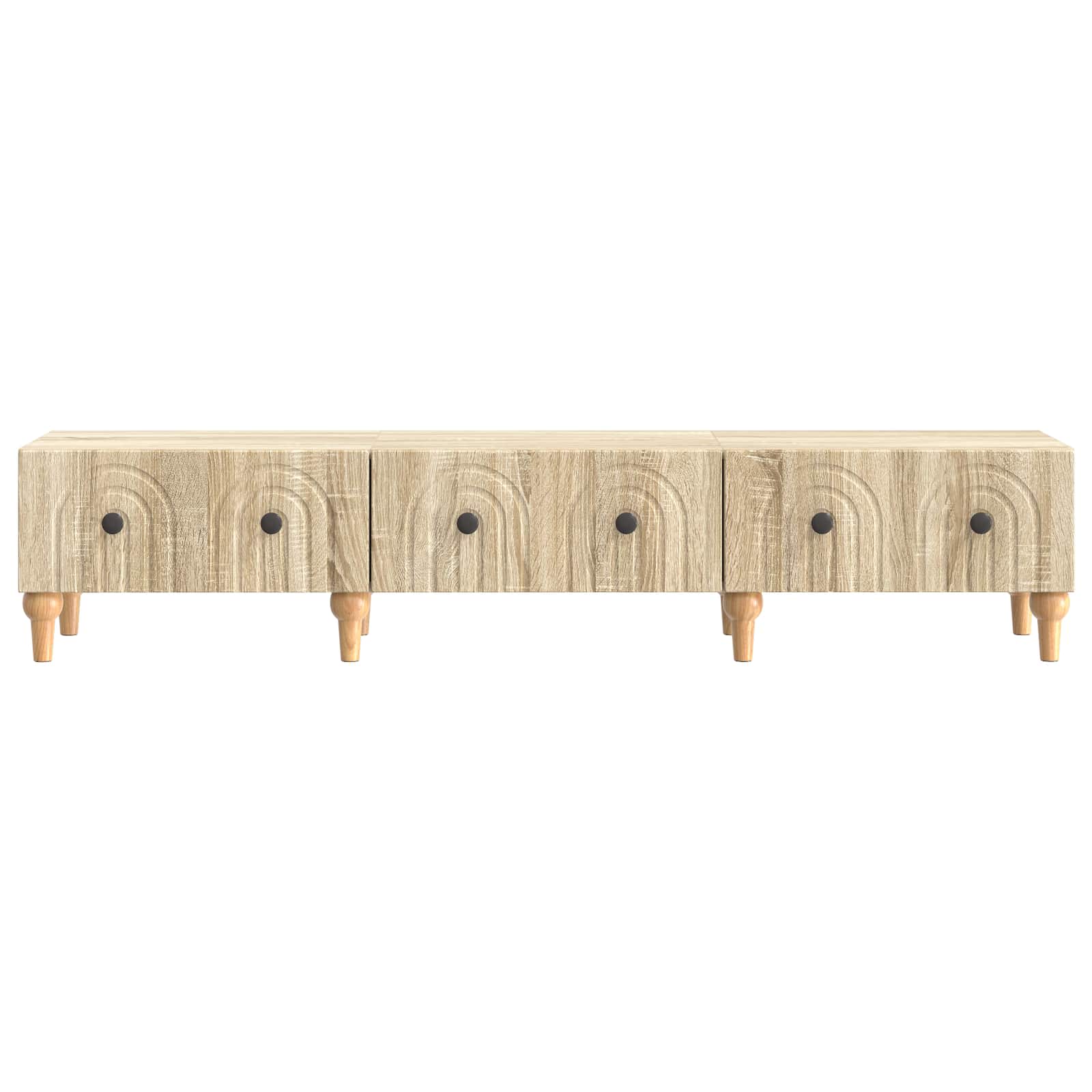 Meuble TV Chêne Sonoma 147 x 34,5 x 30 cm Bois d'ingénierie - XIOS
