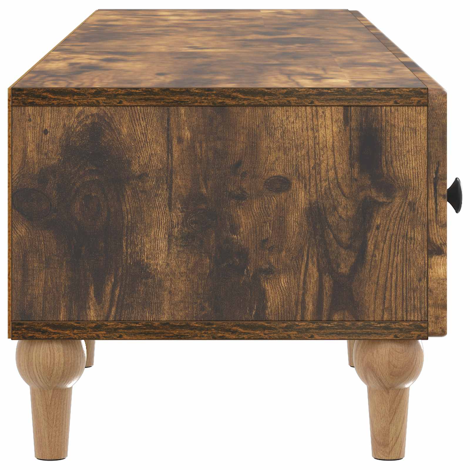 Meuble TV Chêne fumé 147 x 34,5 x 30 cm Bois d'ingénierie - XIOS