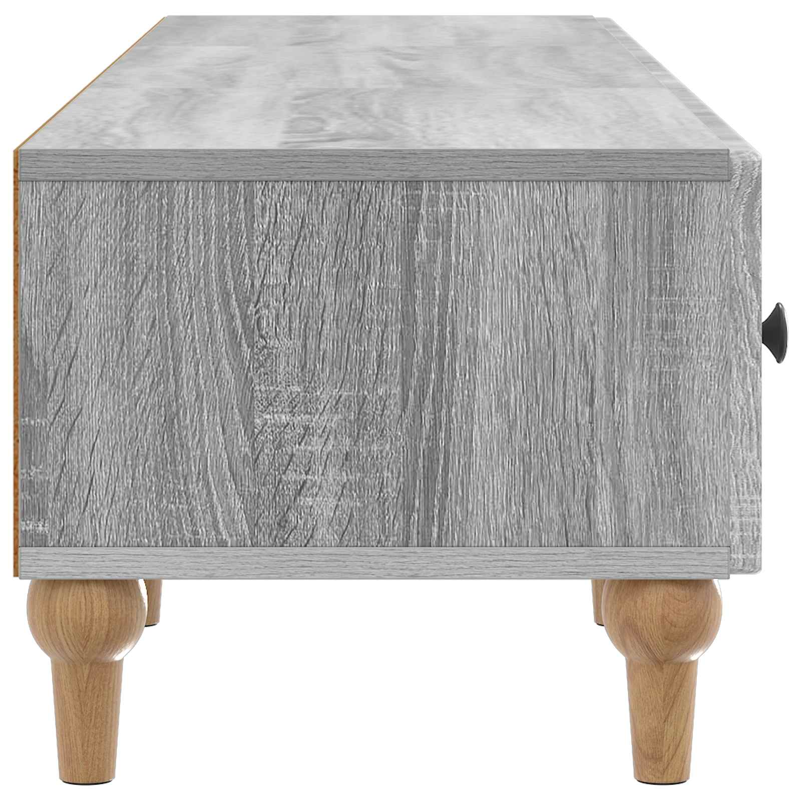 Meuble TV Sonoma gris 147 x 34,5 x 30 cm Bois d'ingénierie - XIOS