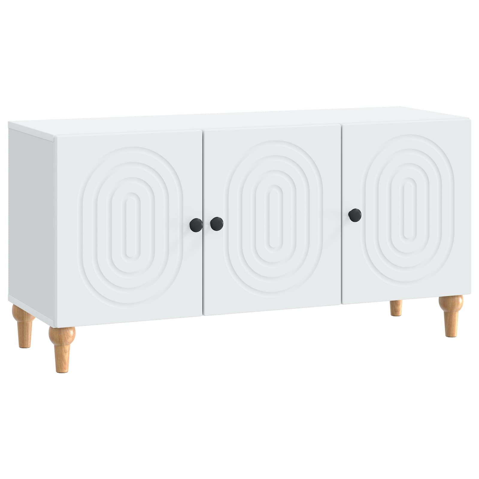 Meuble TV Blanc 99 x 34,5 x 50 cm Bois d'ingénierie - XIOS