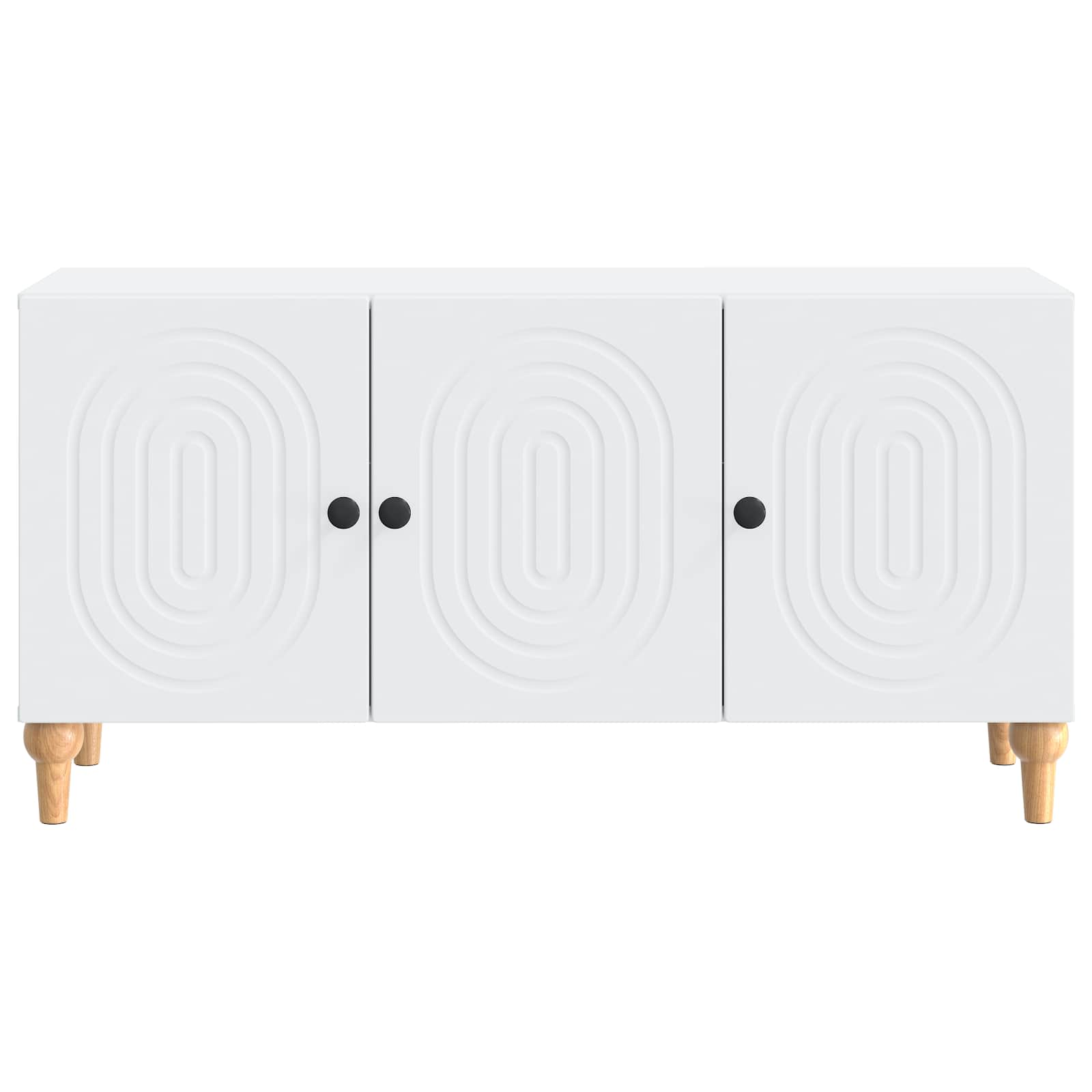 Meuble TV Blanc 99 x 34,5 x 50 cm Bois d'ingénierie - XIOS