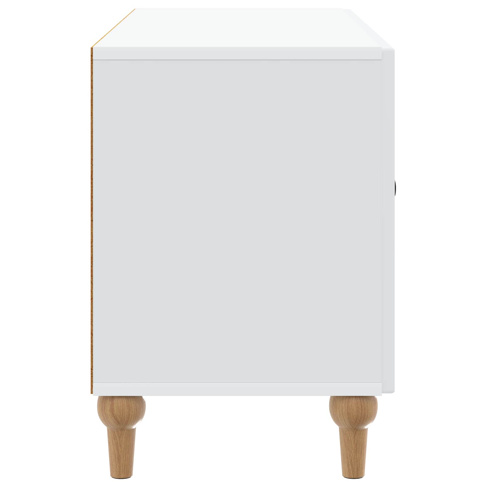 Meuble TV Blanc 99 x 34,5 x 50 cm Bois d'ingénierie - XIOS