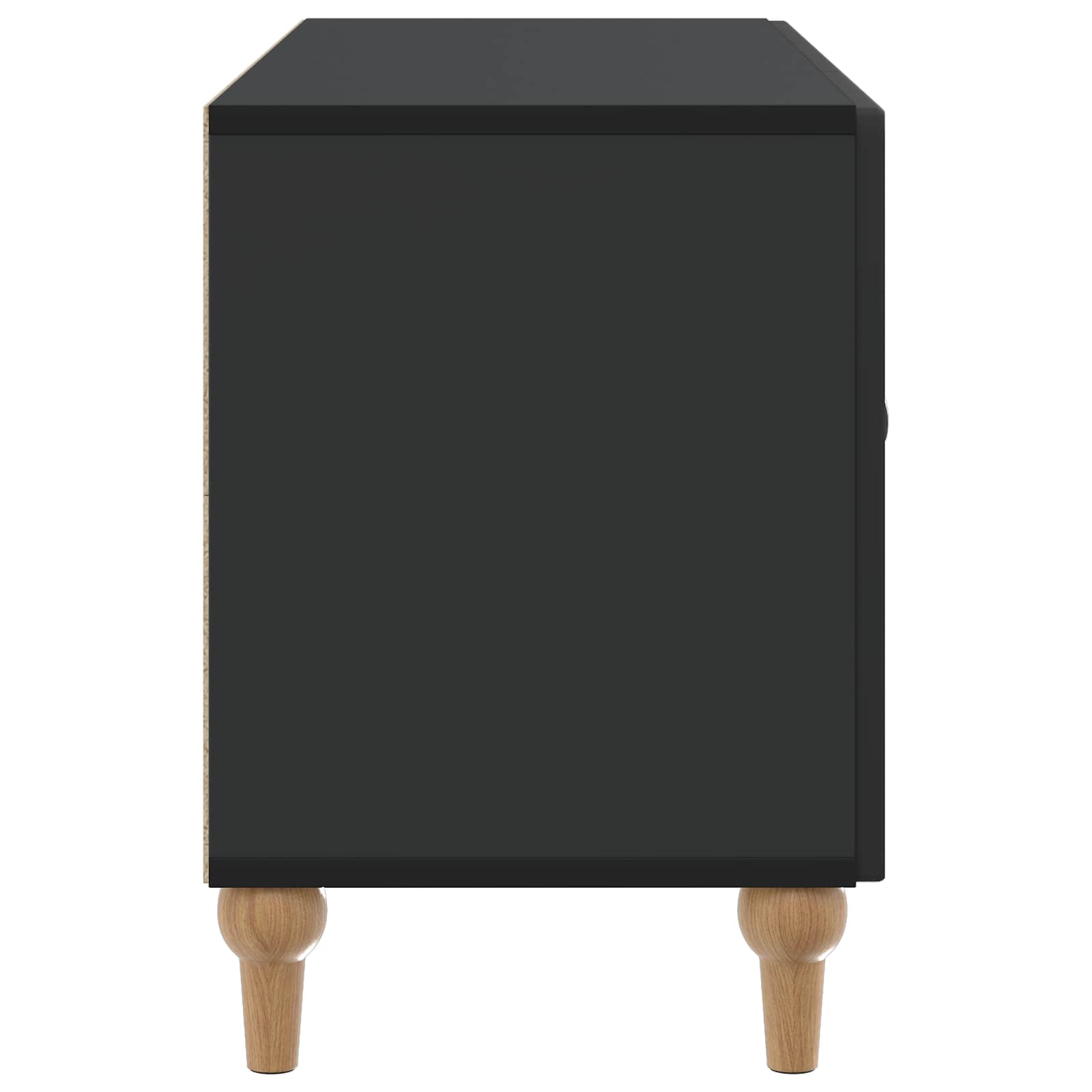 Meuble TV Noir 99 x 34,5 x 50 cm Bois d'ingénierie - XIOS