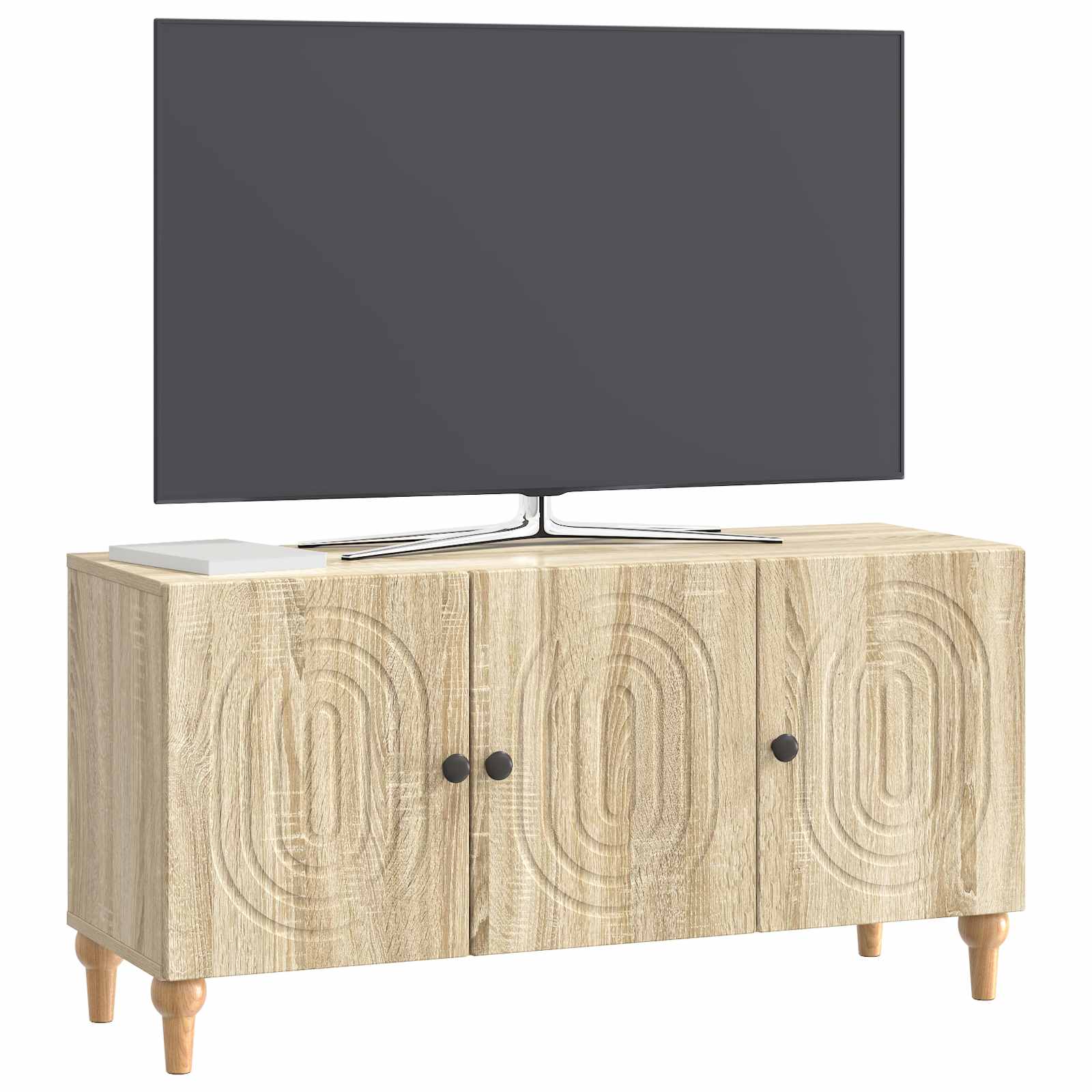 Meuble TV Chêne Sonoma 99 x 34,5 x 50 cm Bois d'ingénierie - XIOS