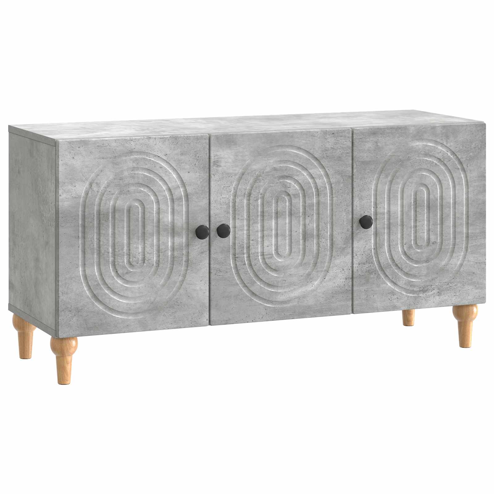 Meuble TV Gris béton 99 x 34,5 x 50 cm Bois d'ingénierie - XIOS