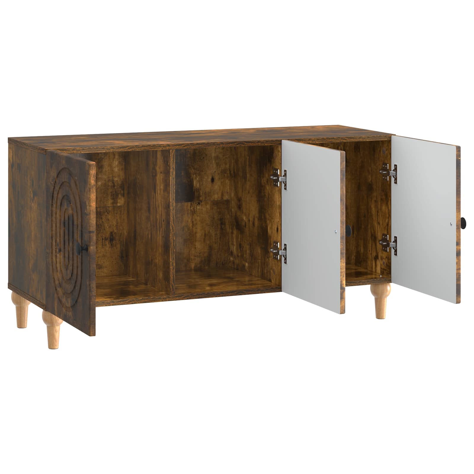 Meuble TV Chêne fumé 99 x 34,5 x 50 cm Bois d'ingénierie - XIOS
