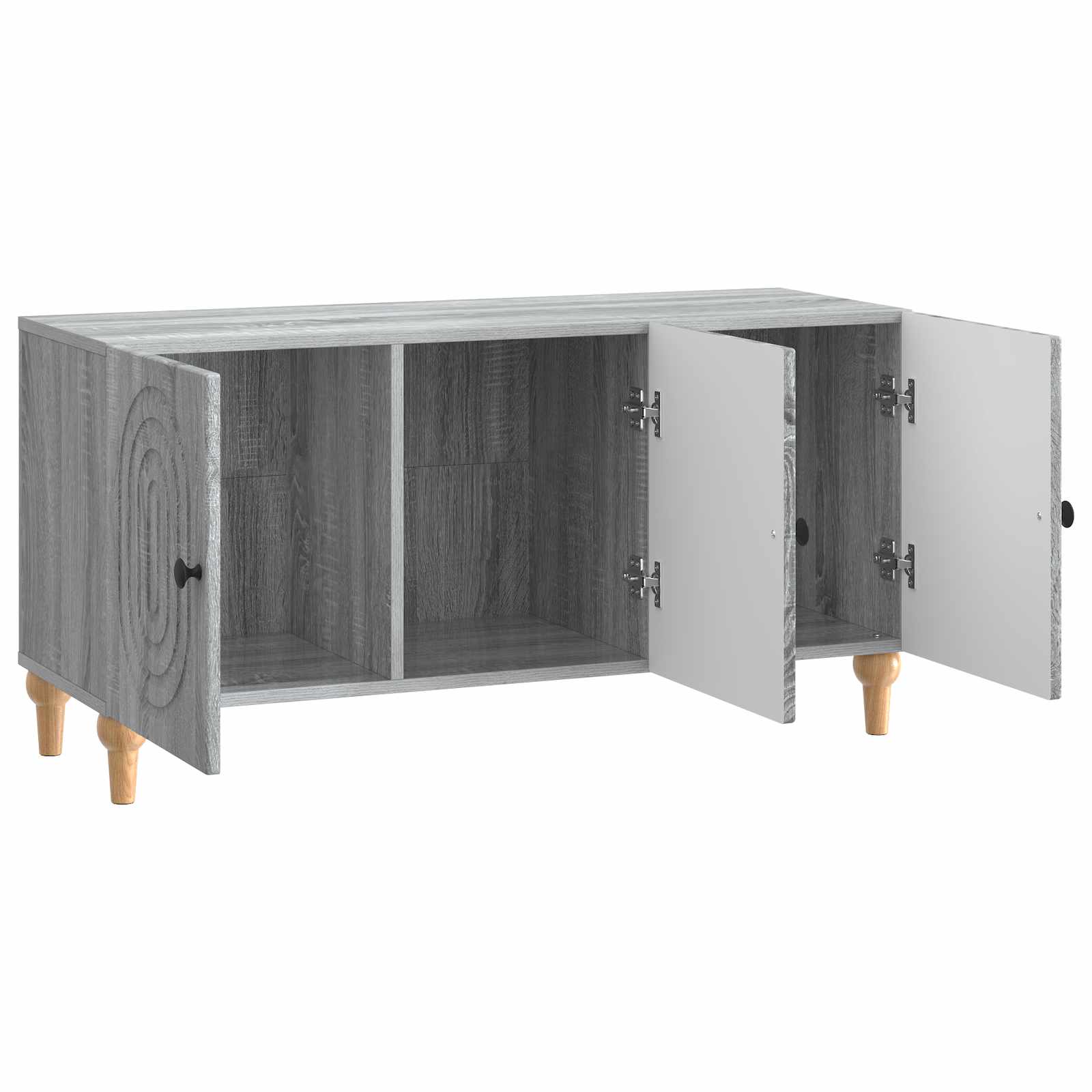 Meuble TV Sonoma gris 99 x 34,5 x 50 cm Bois d'ingénierie - XIOS