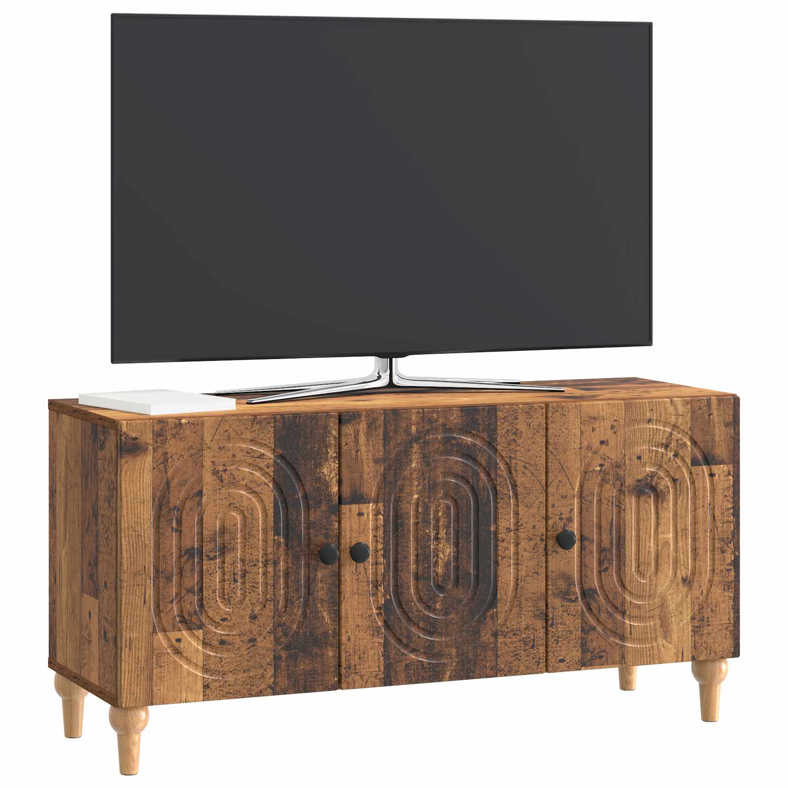 Meuble TV Bois ancien 99 x 34,5 x 50 cm Bois d'ingénierie - XIOS